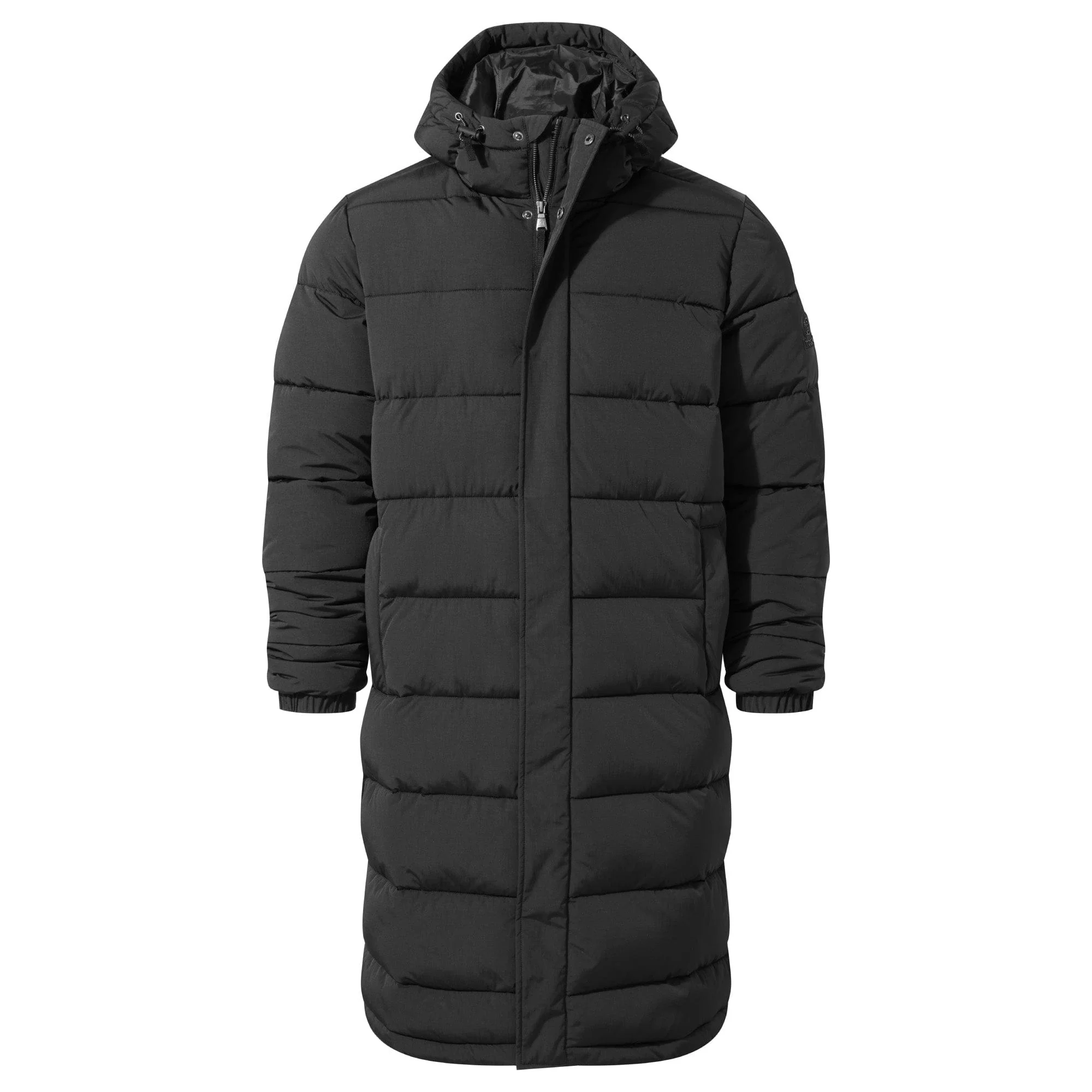 Langrick Mens Long Insulated Jacket - Black - Image 9