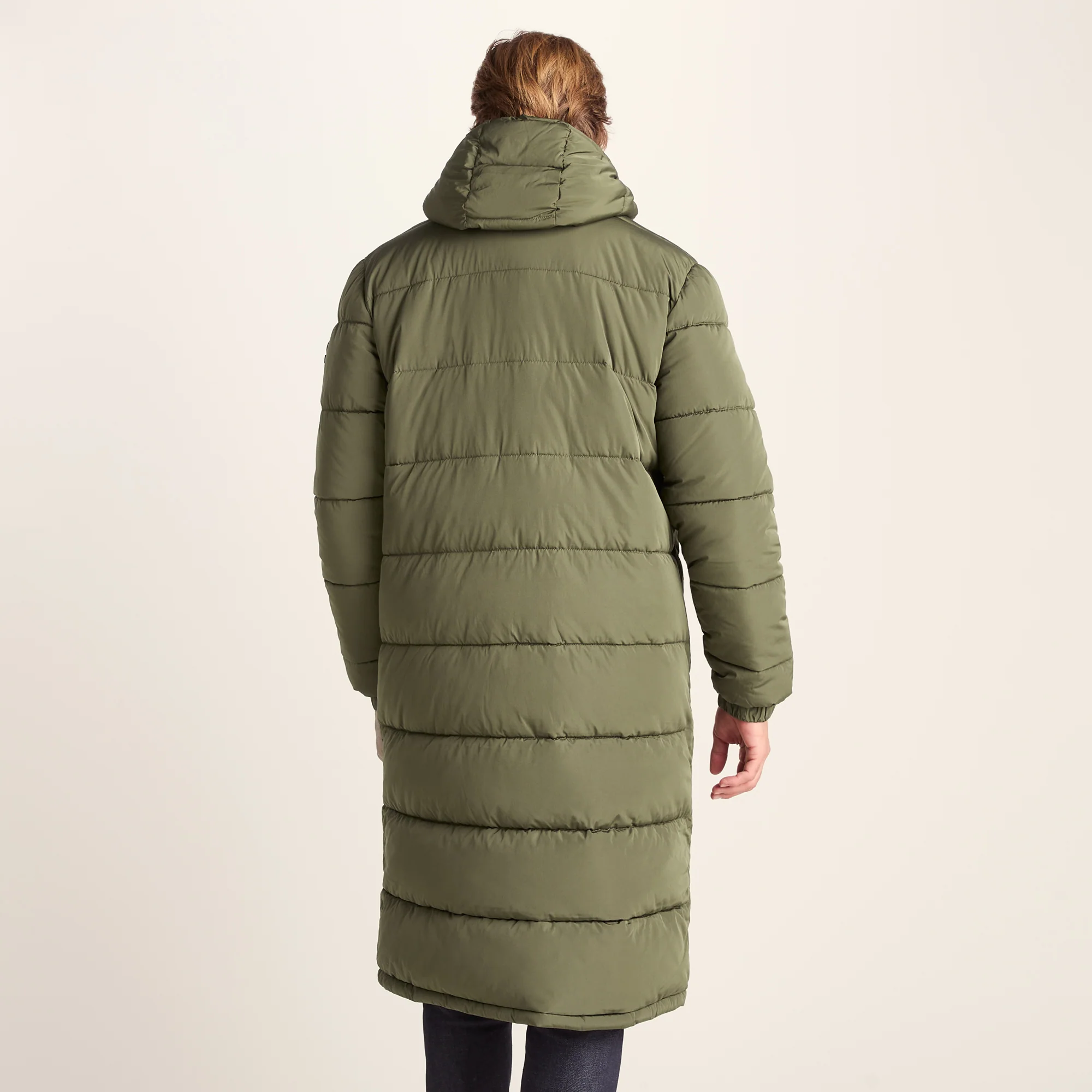 Langrick Mens Long Insulated Jacket - Khaki - Image 5