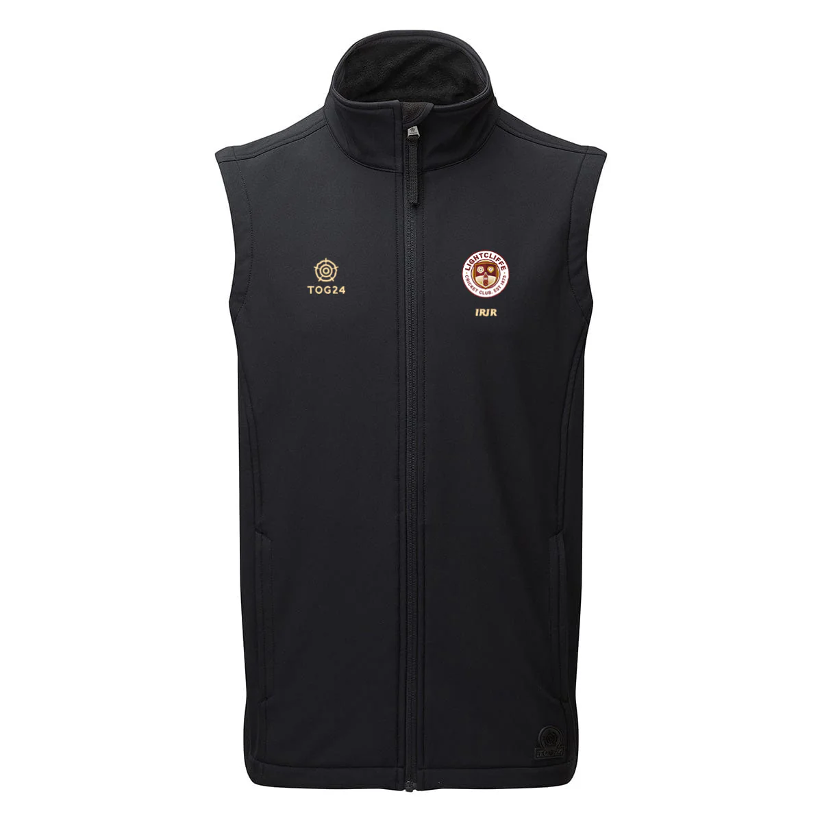 Lightcliffe CC Mens - Valley Softshell Gilet Black - Image 2