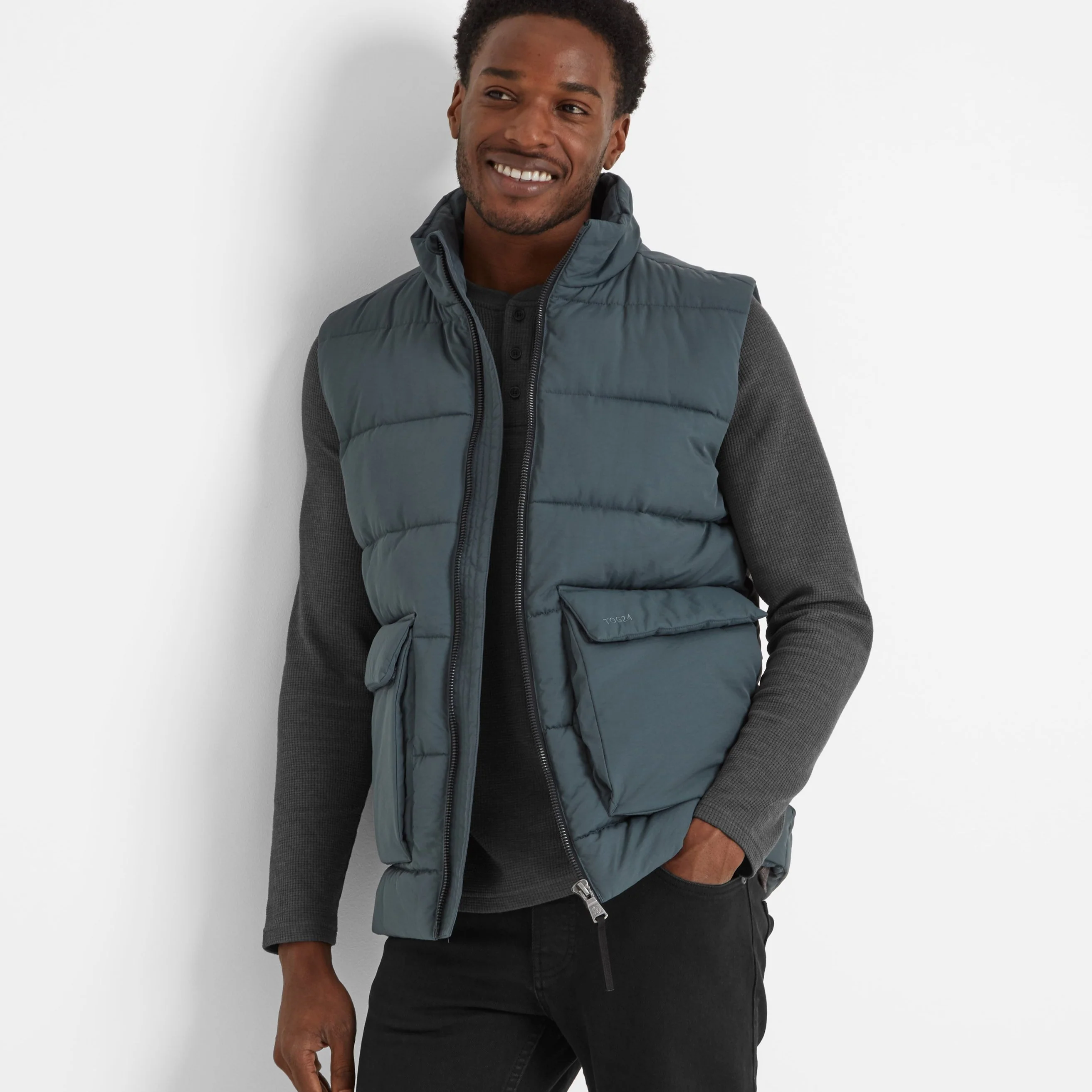 Lomax Mens Padded Gilet - Graphite