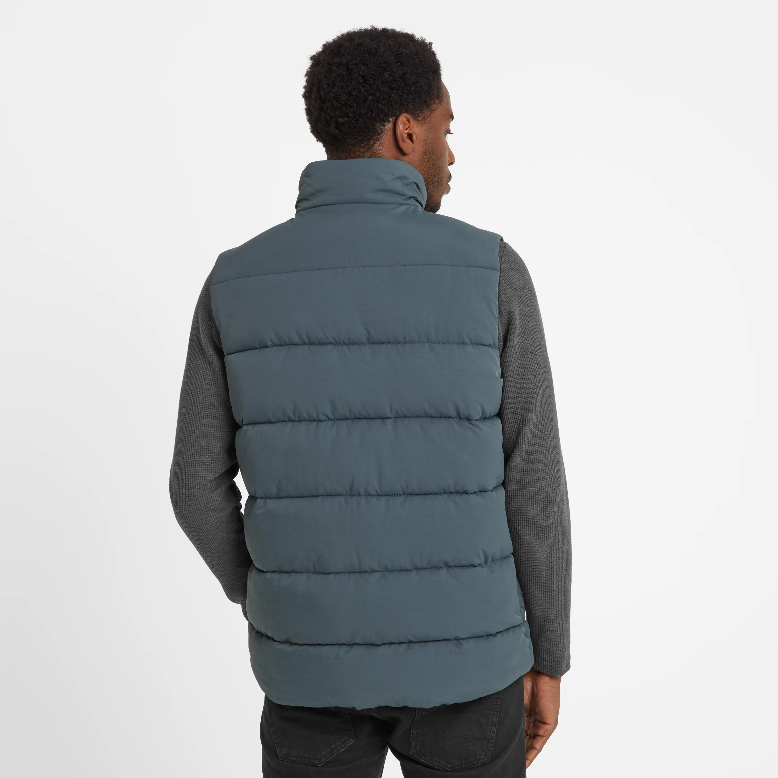 Lomax Mens Padded Gilet - Graphite - Image 3