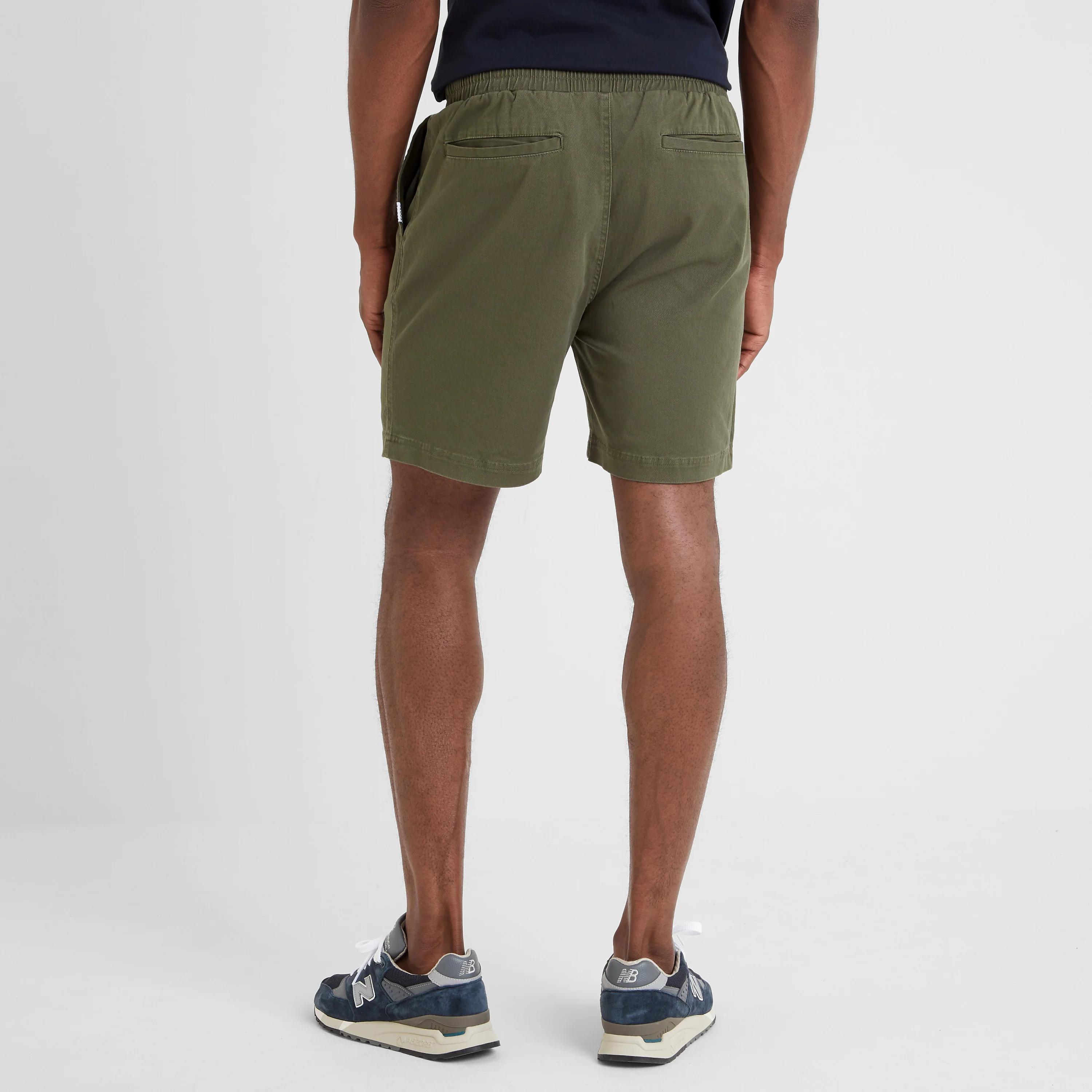 Loredo Mens Cotton Blend Shorts - Forage Green - Image 4