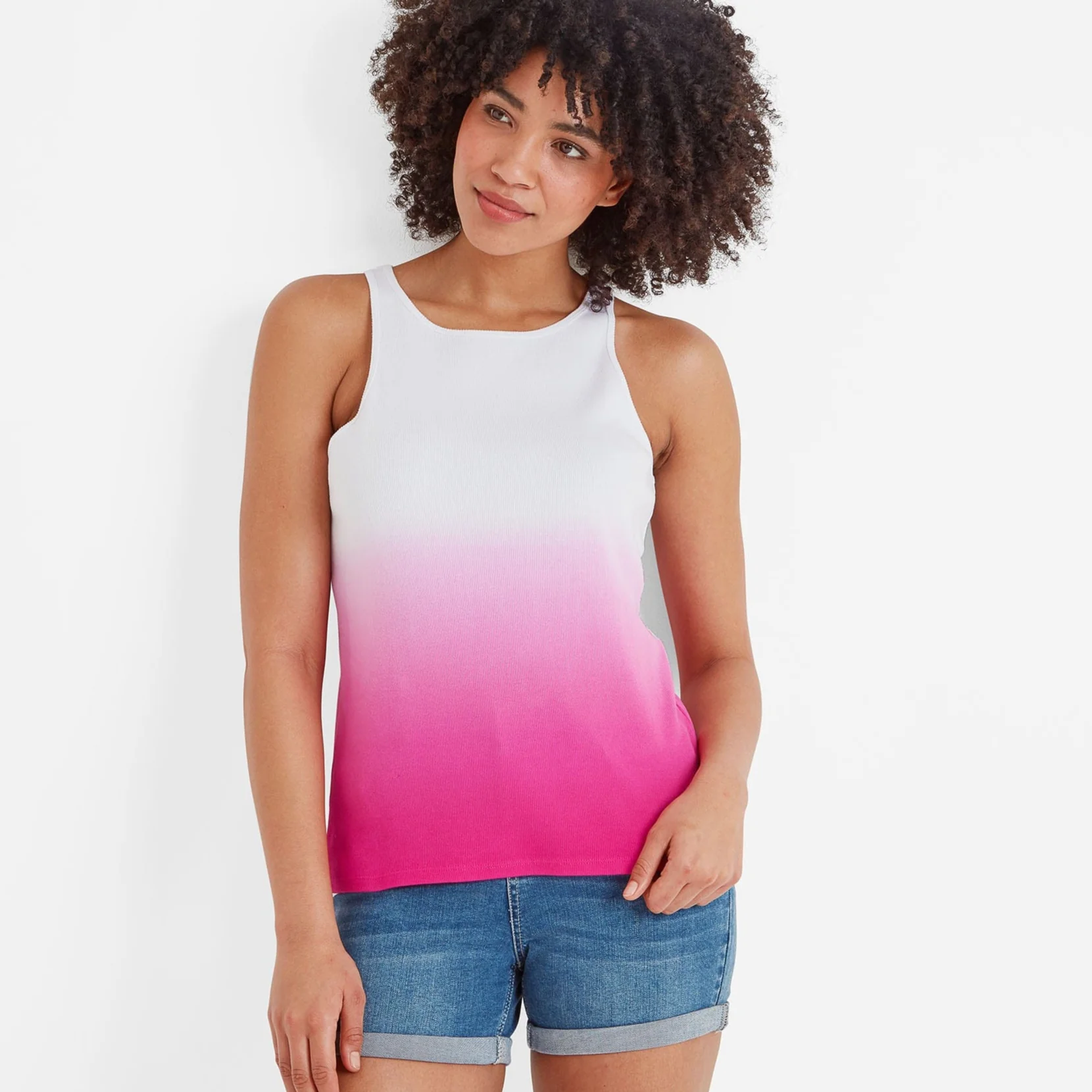 Louise Womens Vest - Hibiscus Pink - Image 2