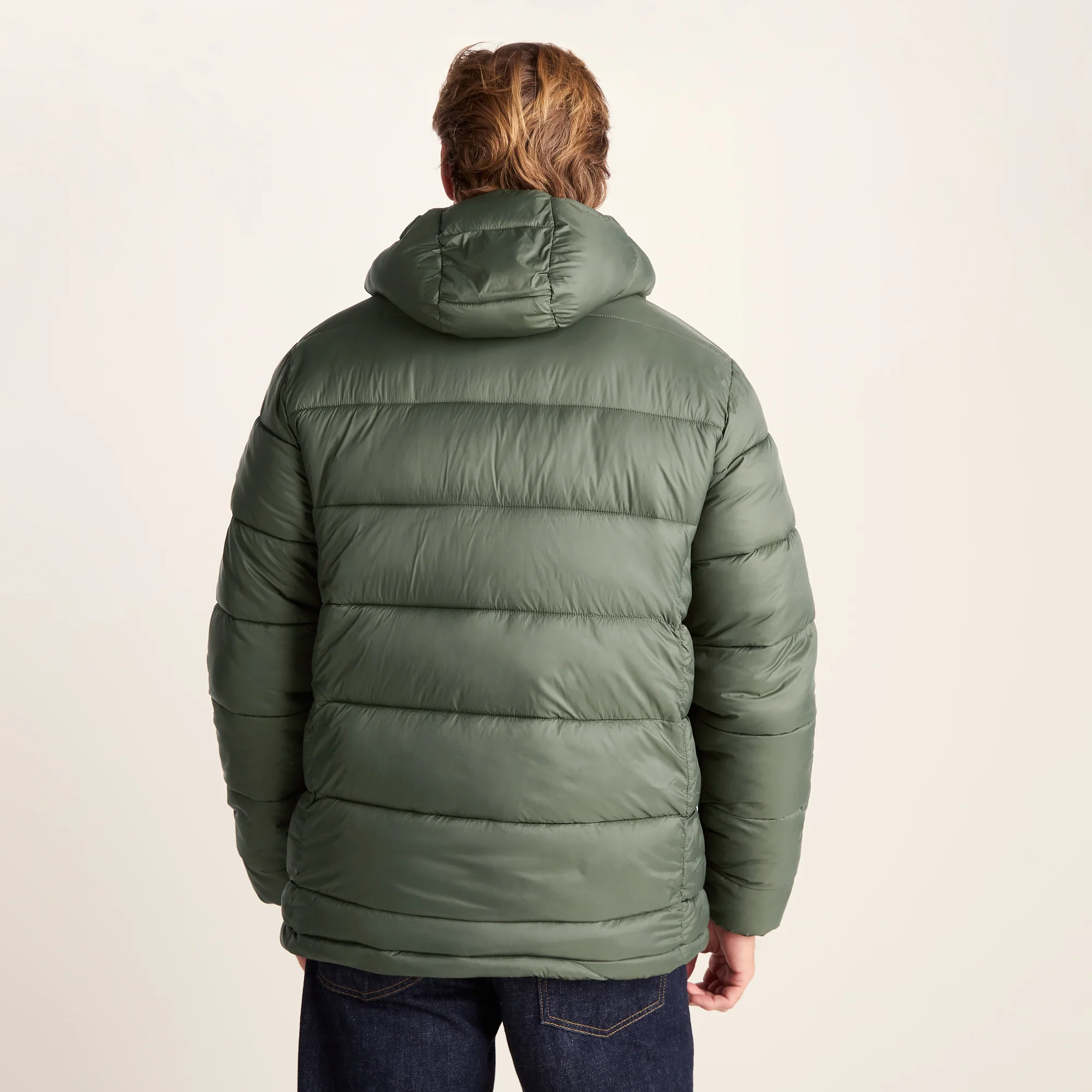 Maloney Mens Wind Resistant Insulated Jacket - Khaki - Image 3