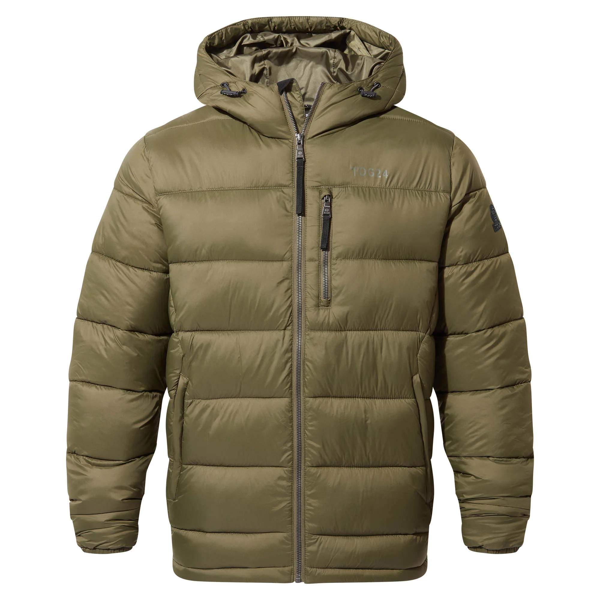 Maloney Mens Wind Resistant Insulated Jacket - Khaki - Image 7