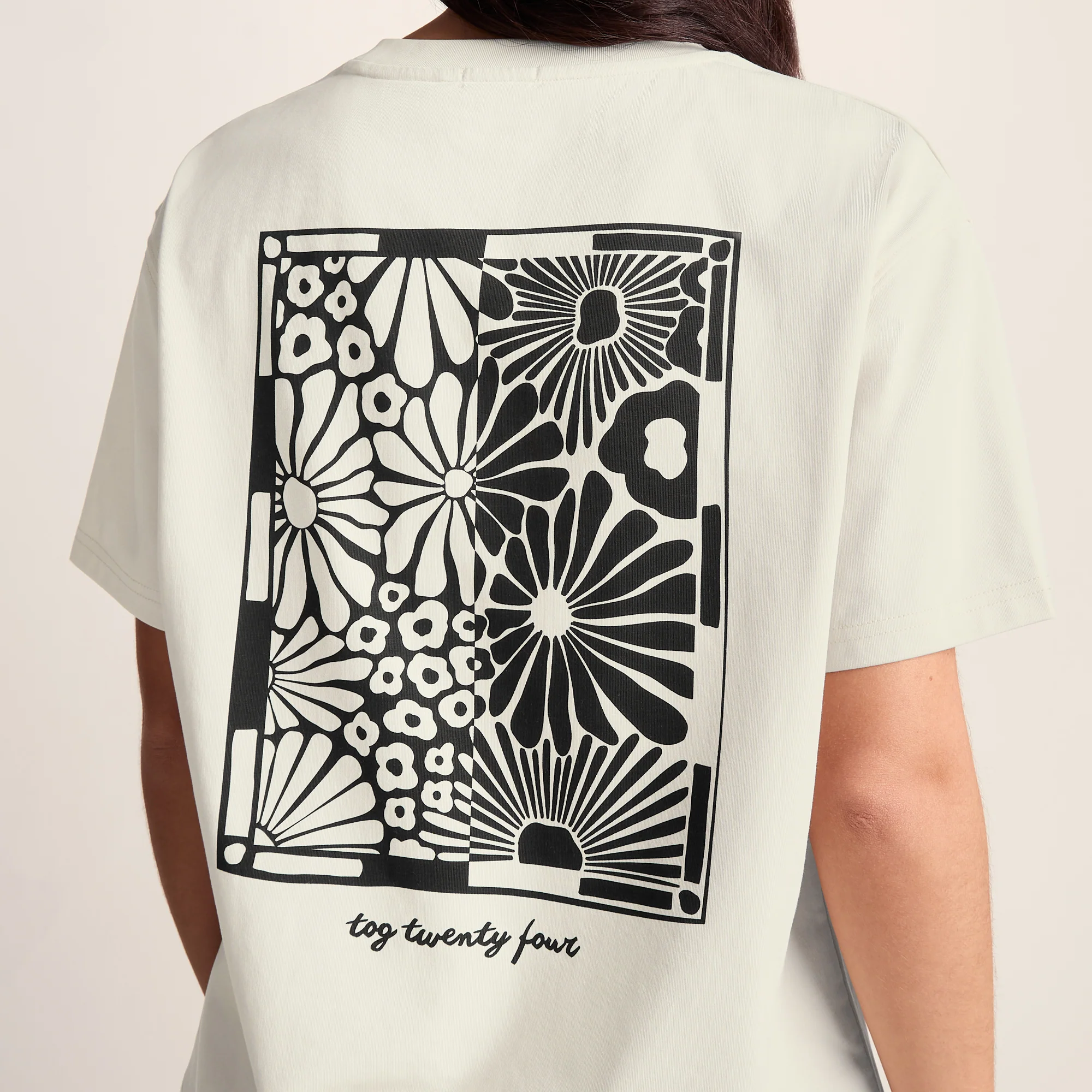 Margot Womens Supersoft Premium Relaxed Fit T-Shirt - Vanilla - Image 6