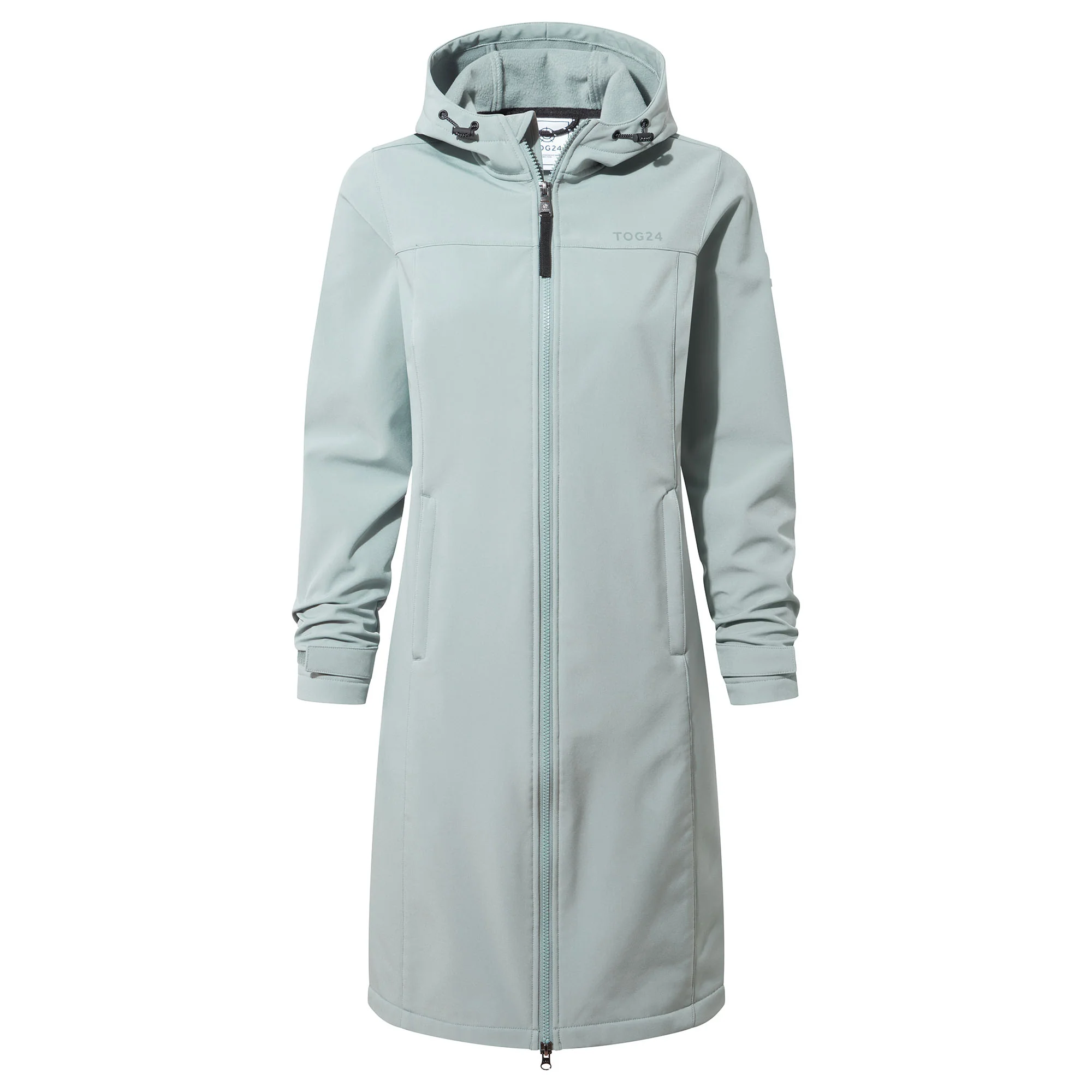 Marina Womens Long Water Resistant Softshell Jacket - Misty Grey - Image 8