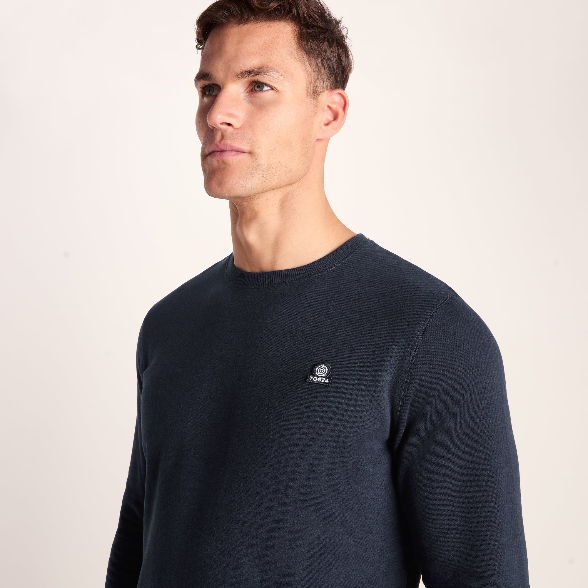 Mellor Mens Supersoft Cotton Rich Sweat - Dark Indigo - Image 5