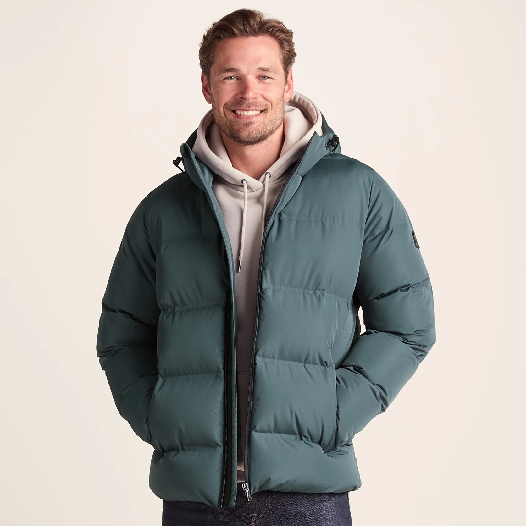 Menka Mens Shower Resistant Insulated Jacket - Graphite - Image 2