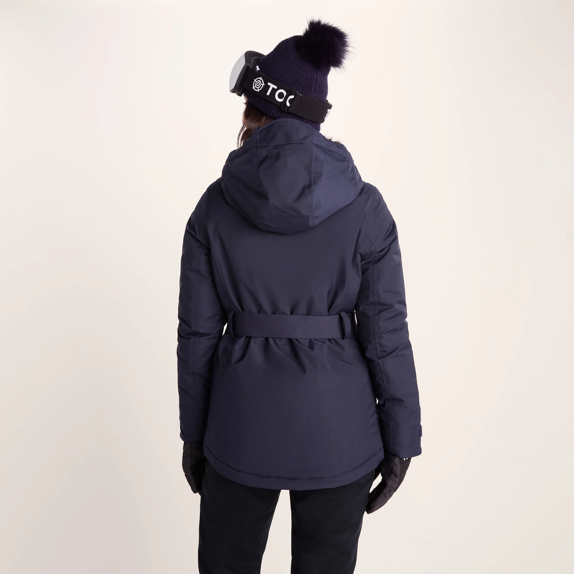 Meribel Womens Performance Waterproof Ski Jacket - Oxford Blue - Image 4