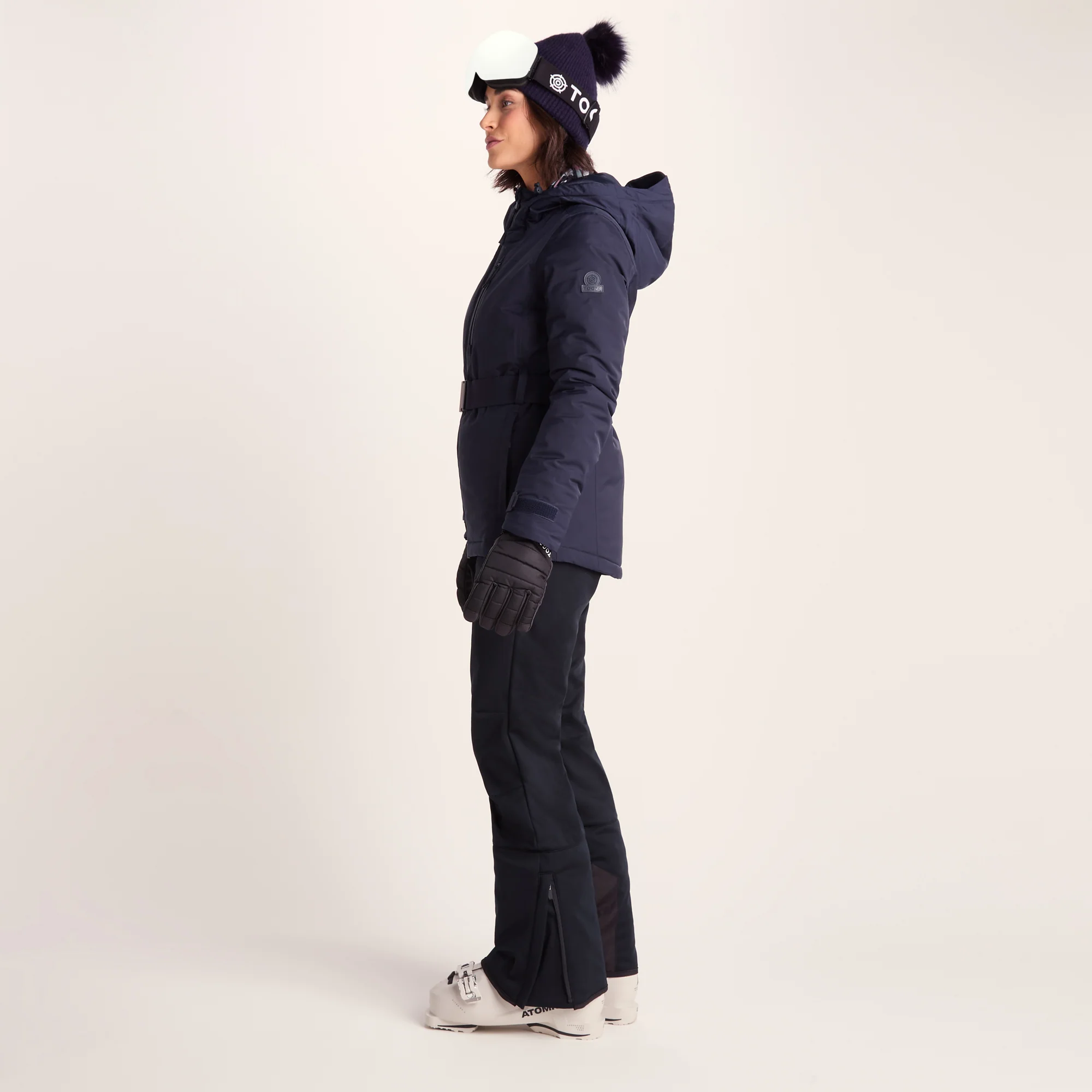 Meribel Womens Performance Waterproof Ski Jacket - Oxford Blue - Image 7