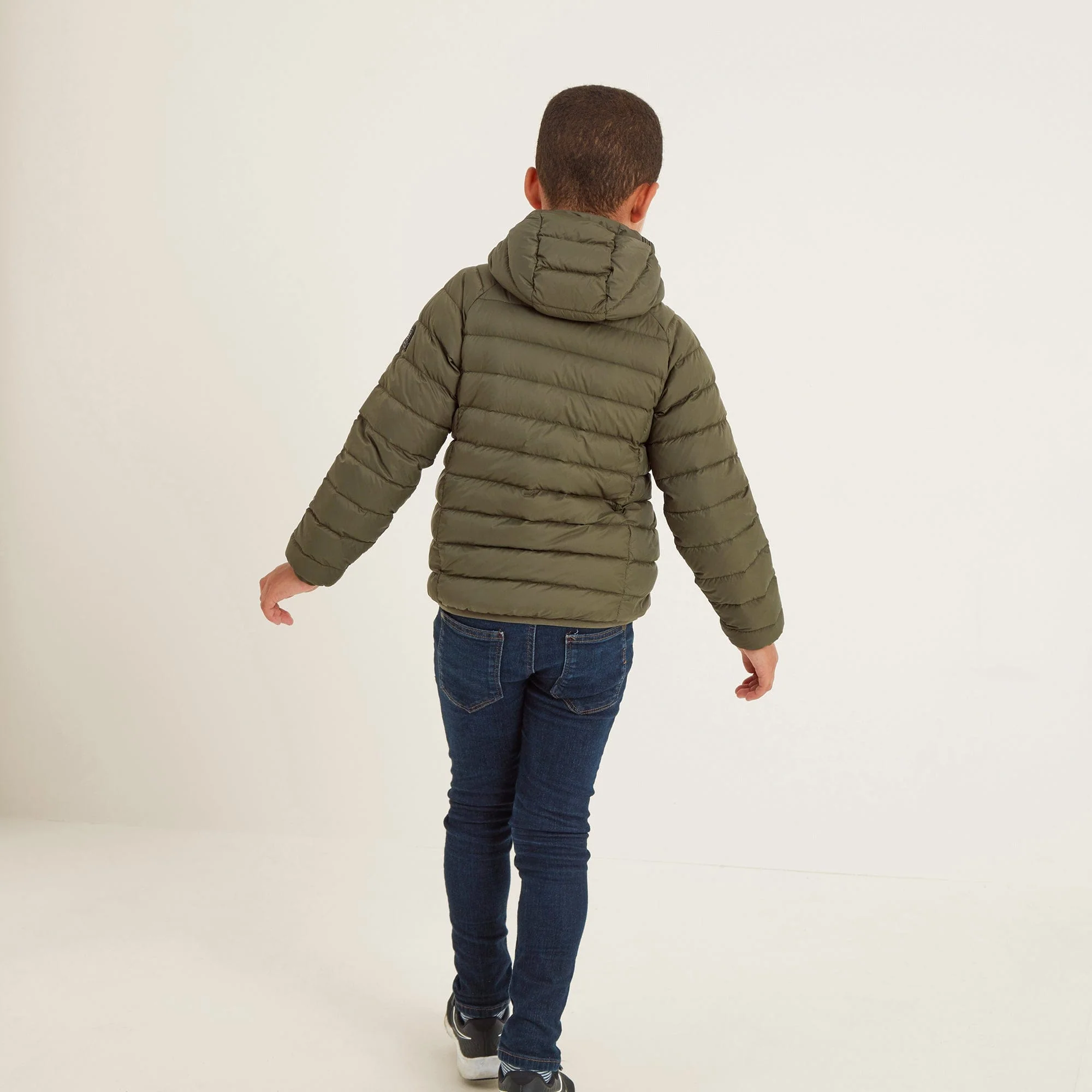 Midsley Kids Down Jacket - Khaki - Image 3