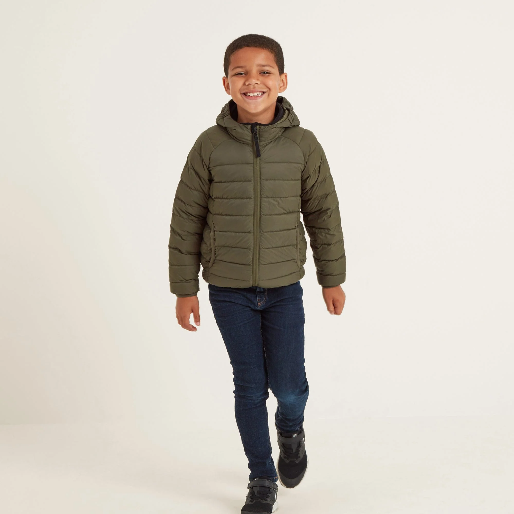 Midsley Kids Down Jacket - Khaki - Image 4