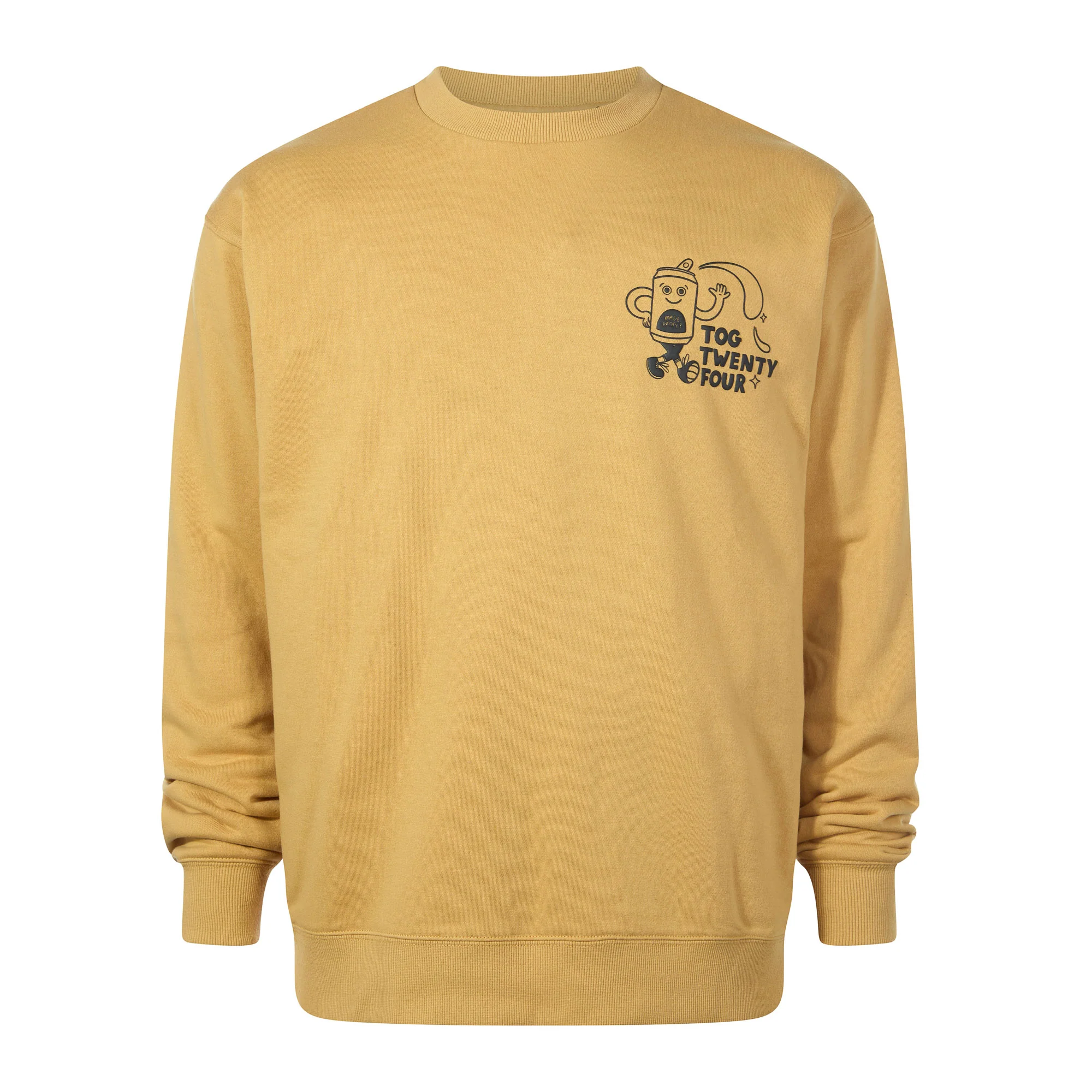 Miller Mens Relaxed Fit Supersoft Hattie Clark Sweat - Pale Amber - Image 6