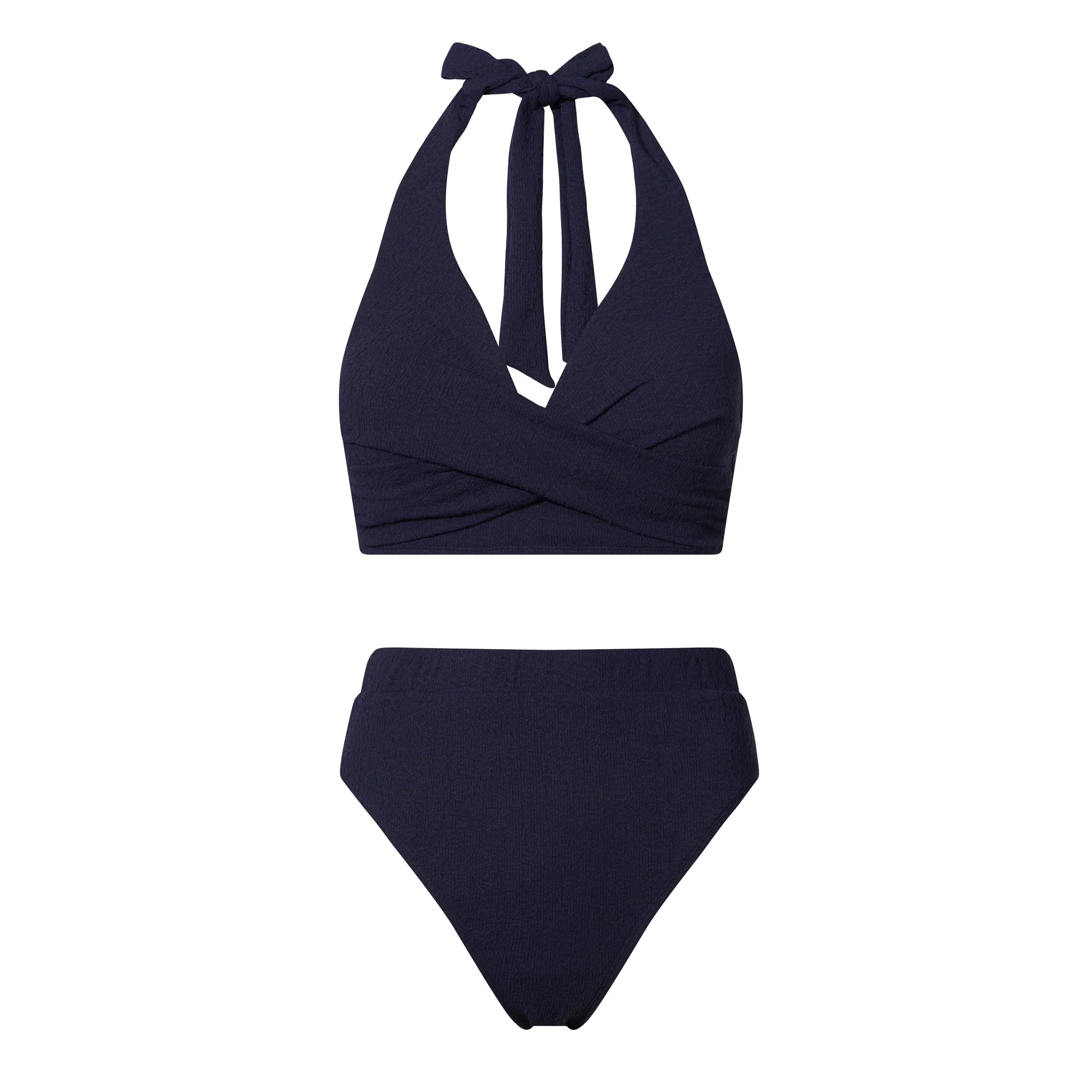 Mina Womens 2 Piece Bikini - Oxford Blue - Image 8