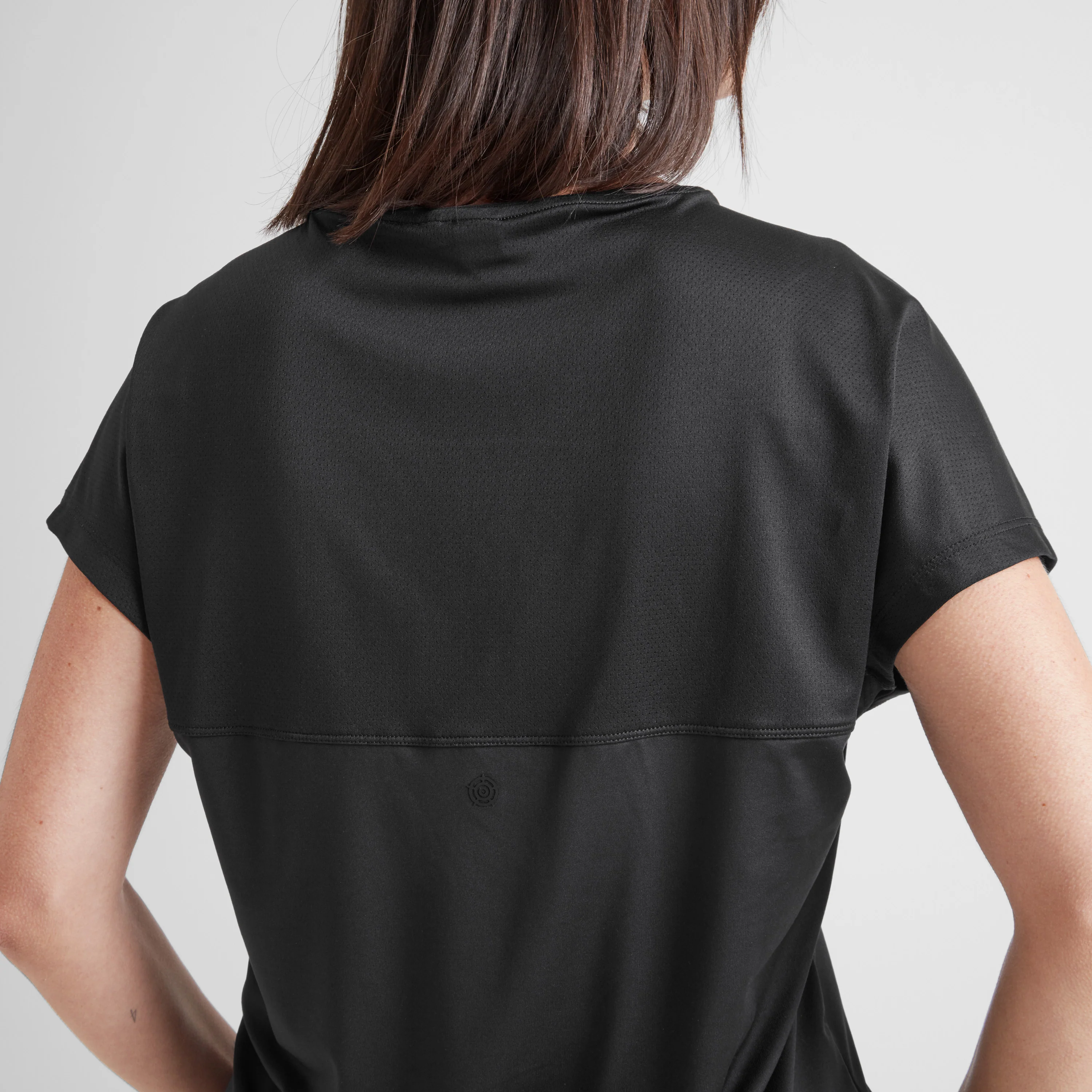 Moorley Womens Short Sleeve Performance Top - Black - Image 5