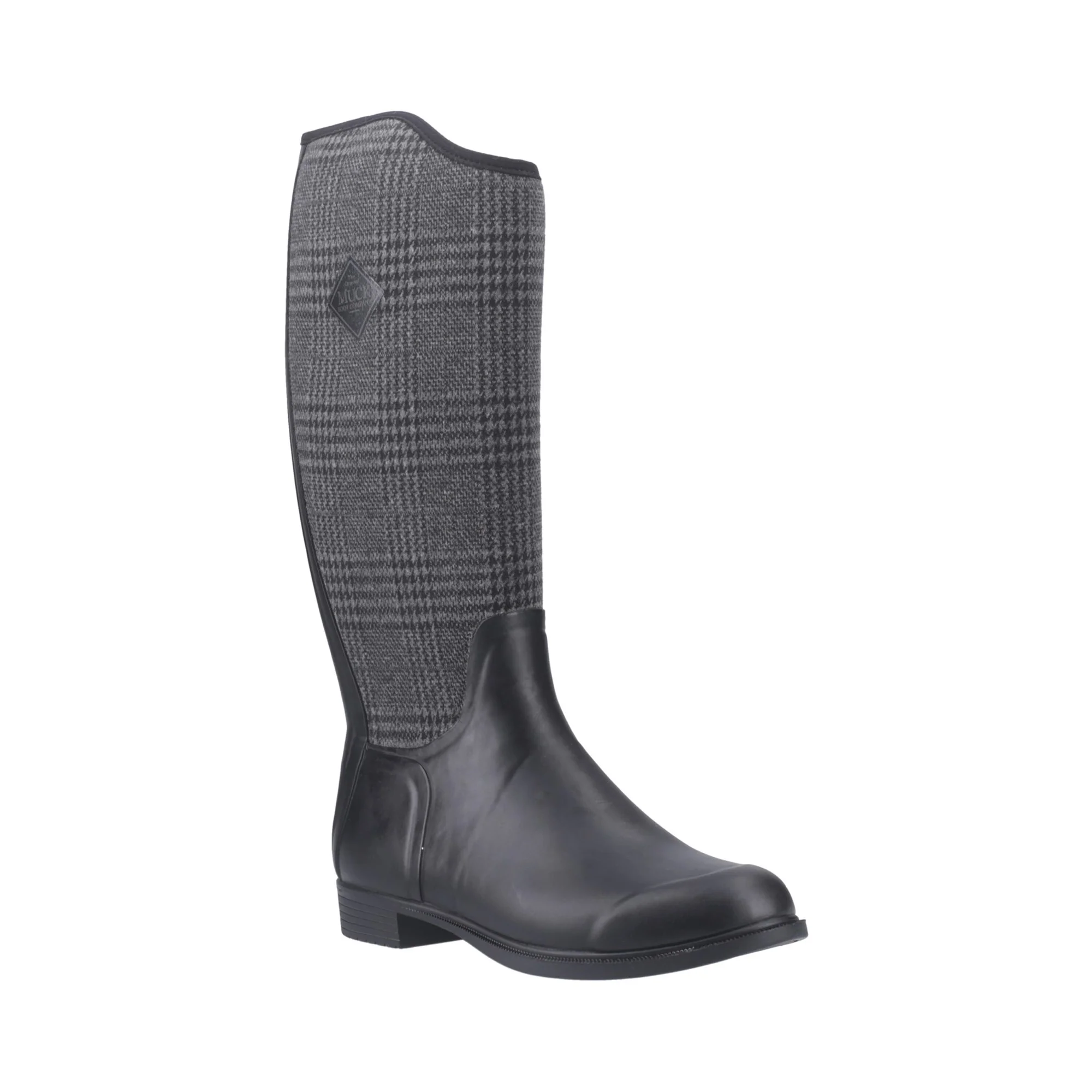 Muck Boots Derby Tall Womens - Black/Plaid