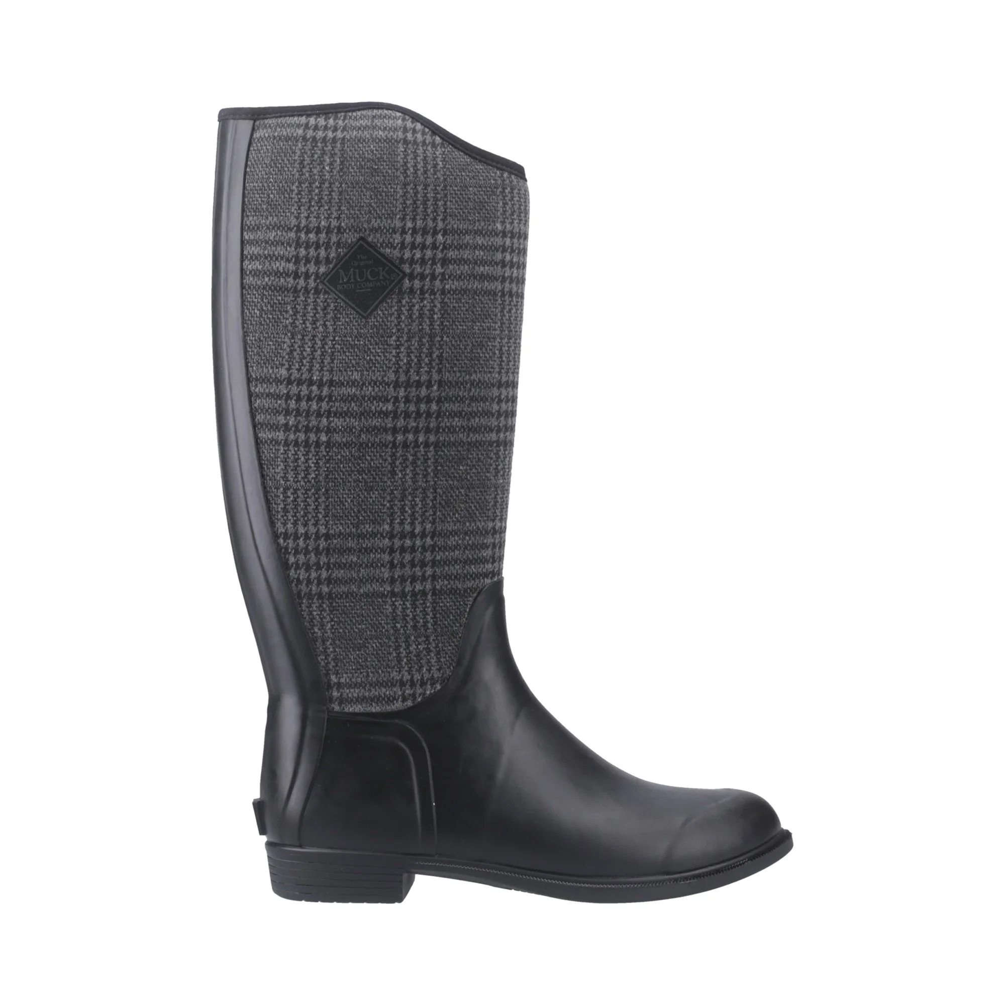 Muck Boots Derby Tall Womens - Black/Plaid - Image 4