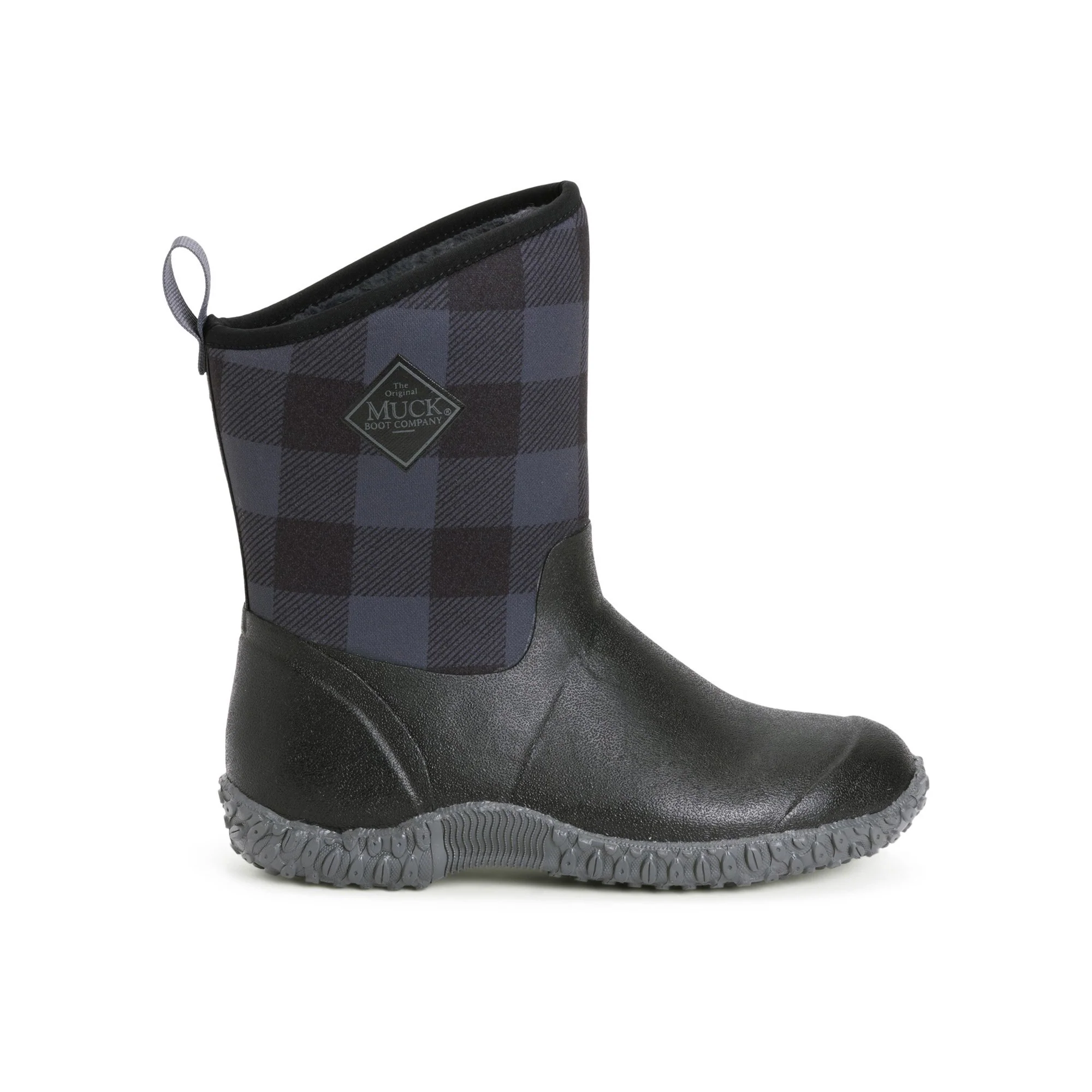 Muck Boots Muckster II Mid Womens Wellington - Black/Grey Plaid - Image 5