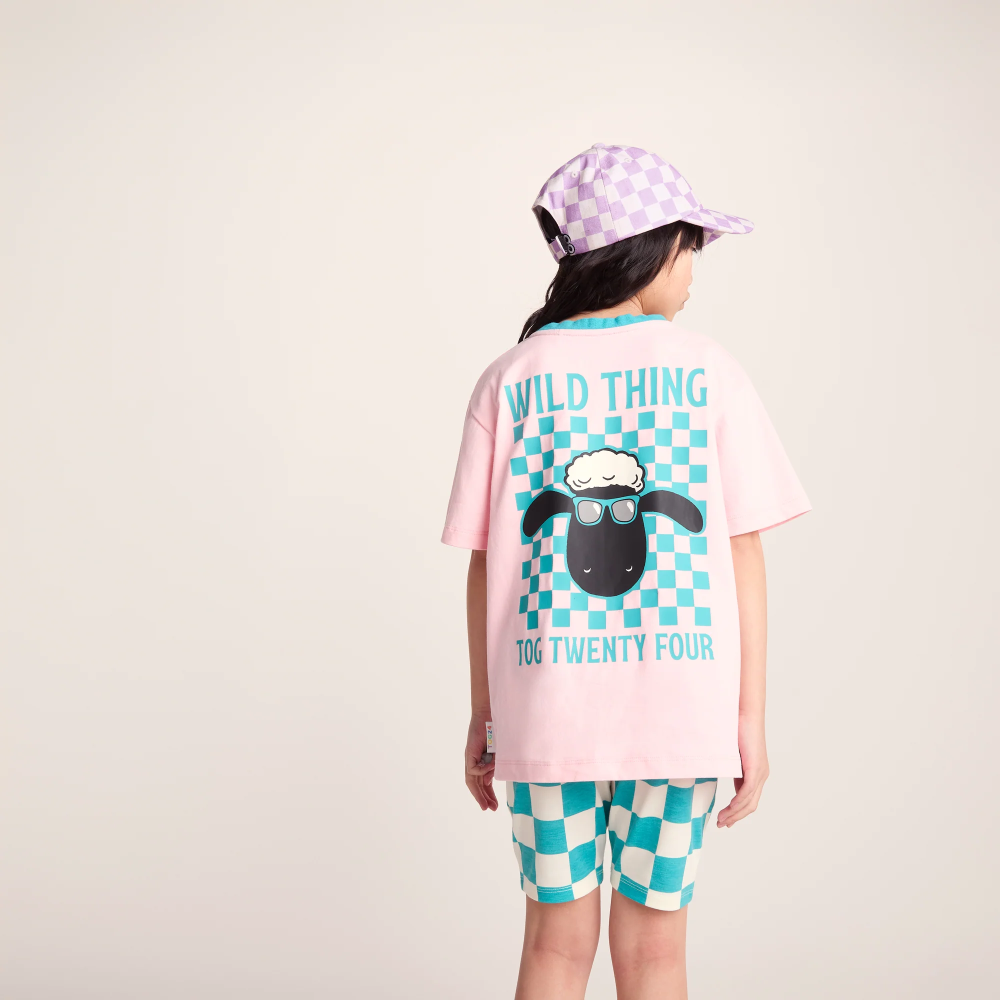 Najdi Kids Shaun the Sheep T-Shirt - Milkshake Pink - Image 3