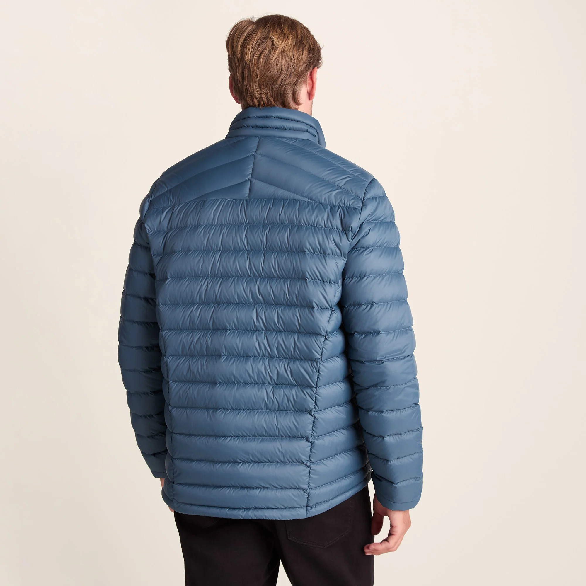 North Mens RDS Certified Down Jacket - Arctic Blue - Image 3