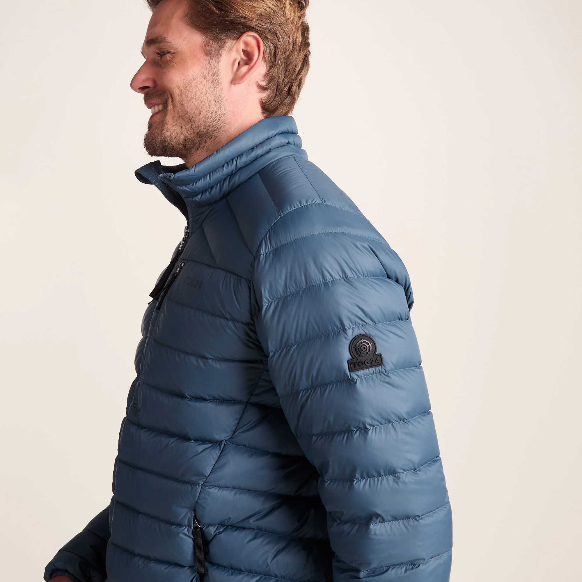North Mens RDS Certified Down Jacket - Arctic Blue - Image 5