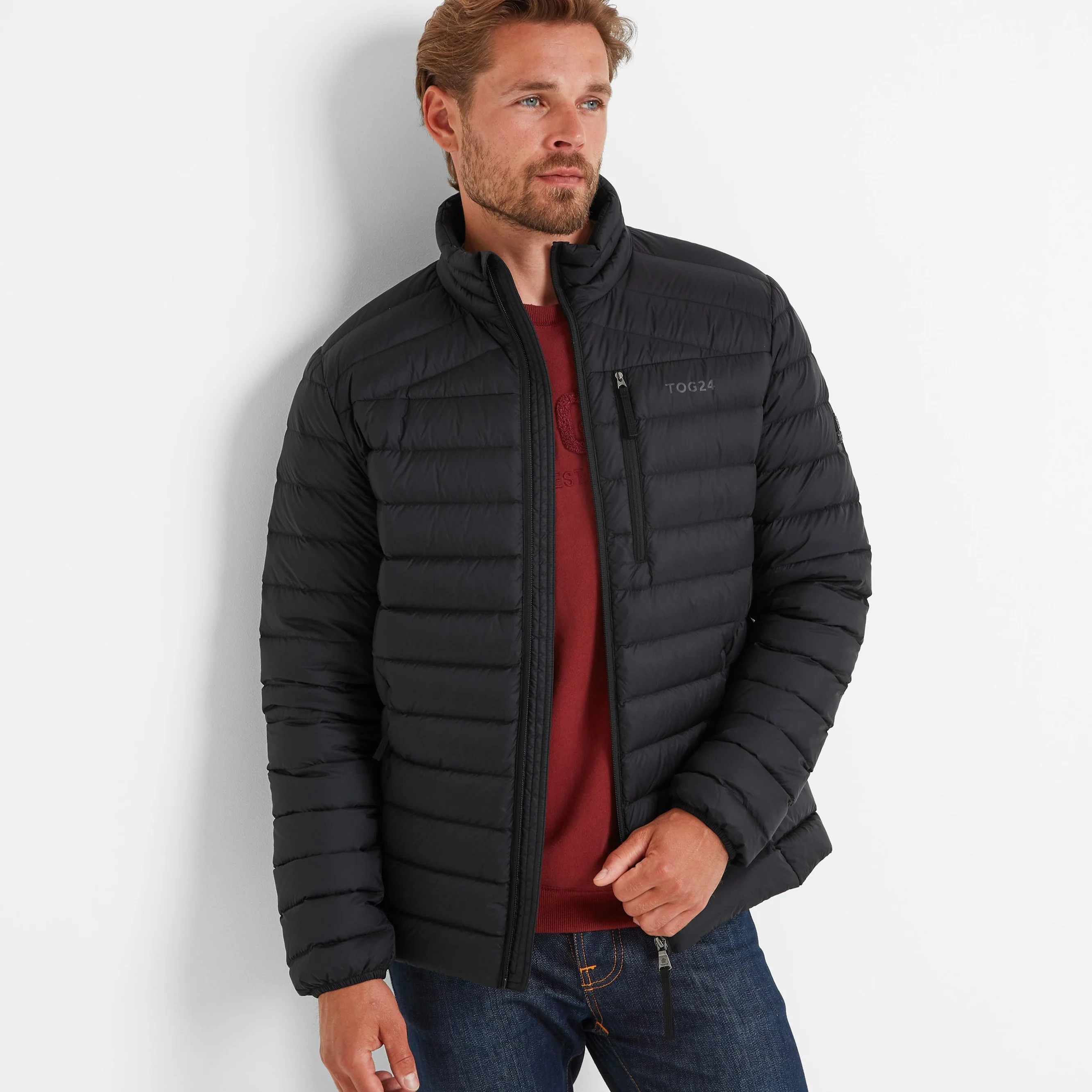 North Mens RDS Certified Down Jacket - Black