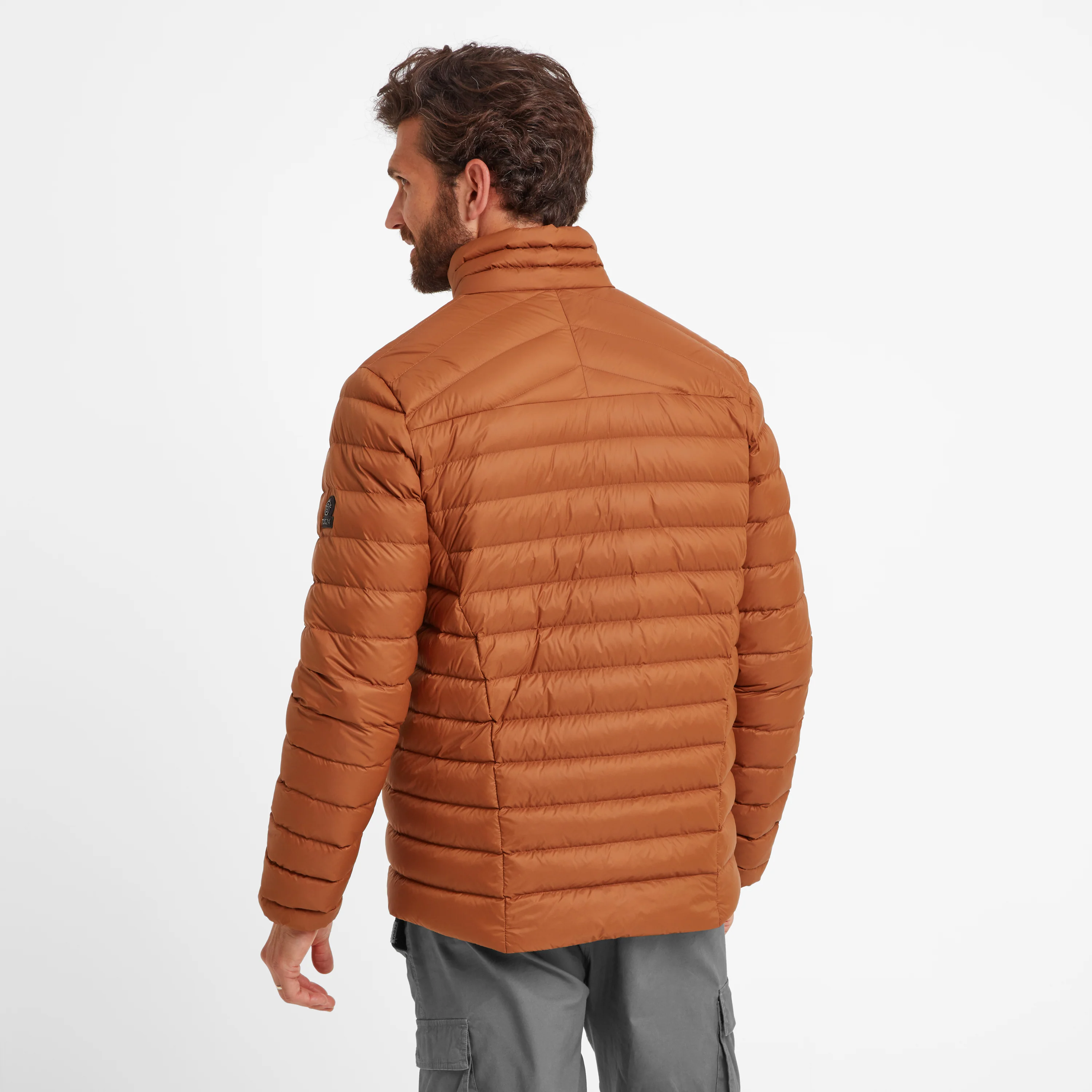 North Mens RDS Certified Down Jacket - Rust - Image 3