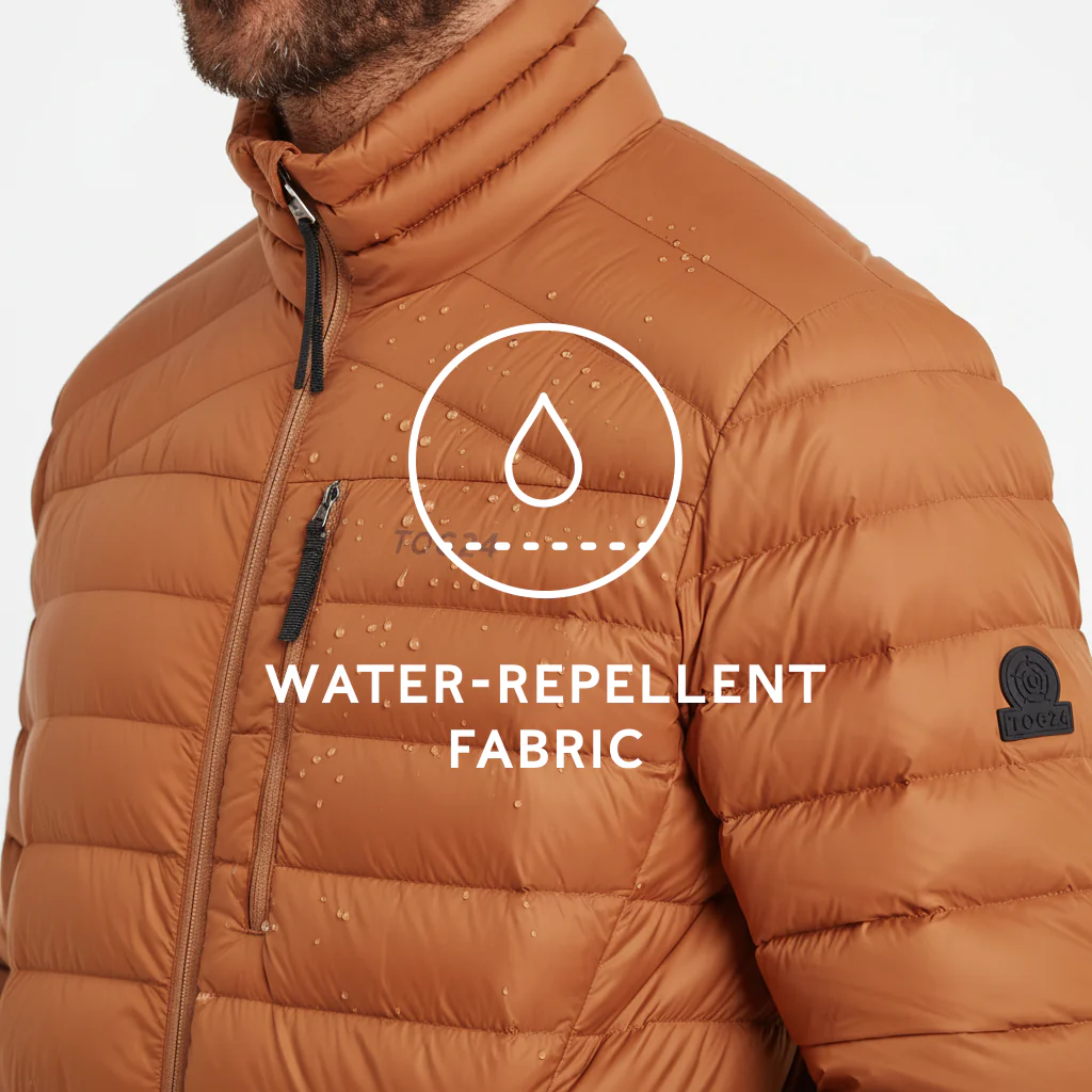 North Mens RDS Certified Down Jacket - Rust - Image 7