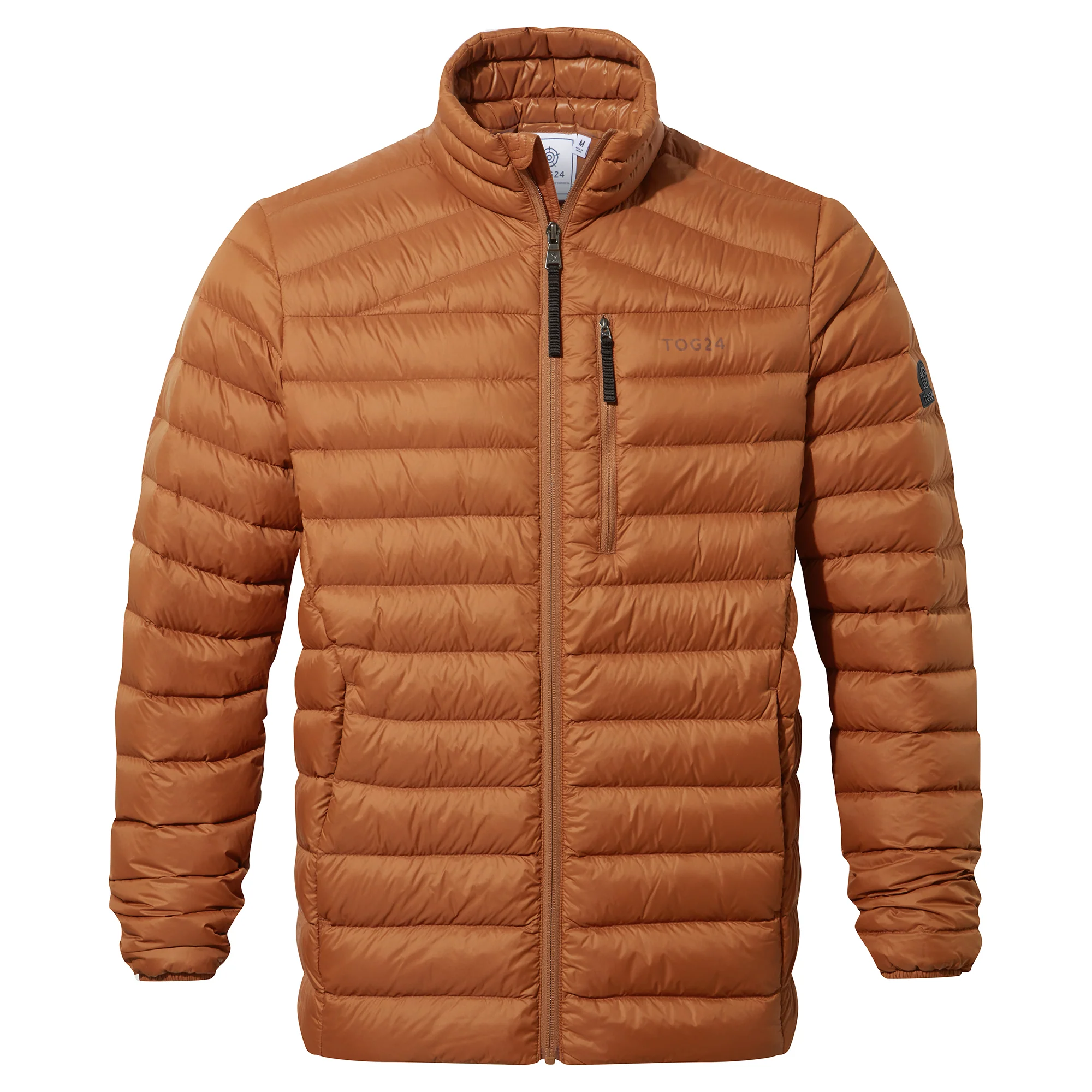 North Mens RDS Certified Down Jacket - Rust - Image 8
