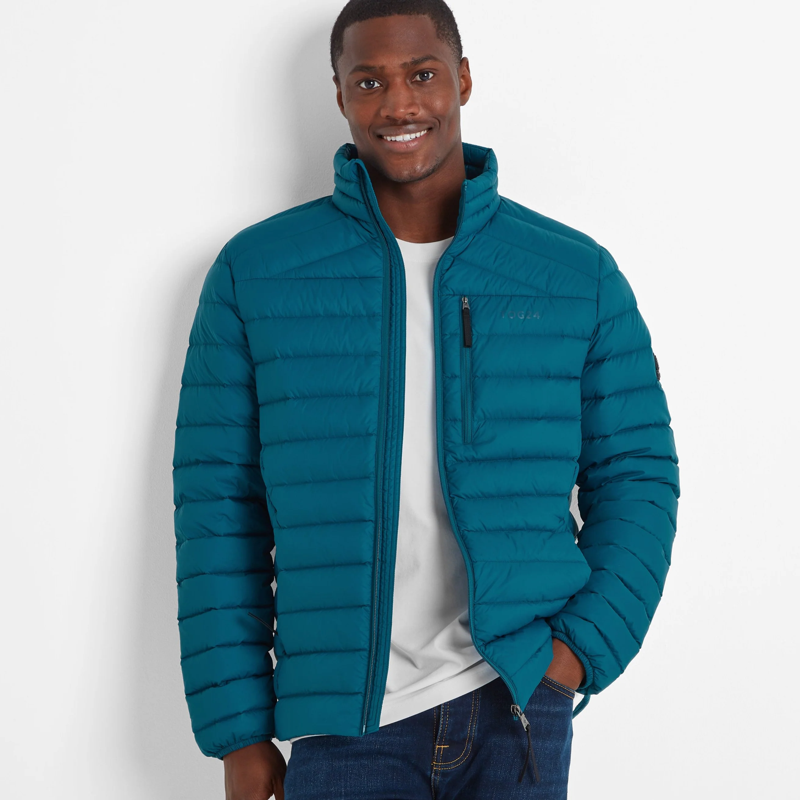 North Mens RDS Certified Down Jacket - Sailor Blue - Image 2