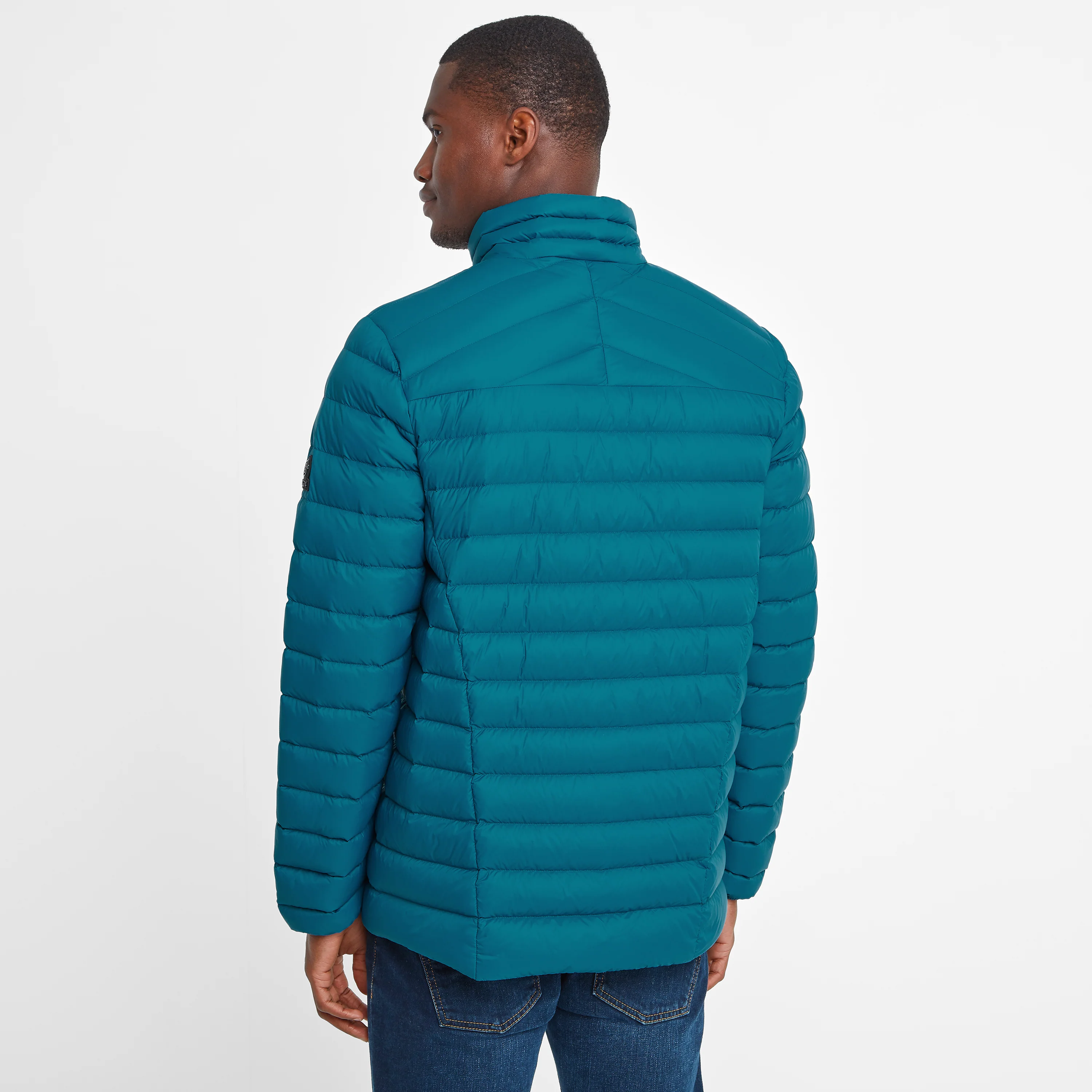 North Mens RDS Certified Down Jacket - Sailor Blue - Image 4