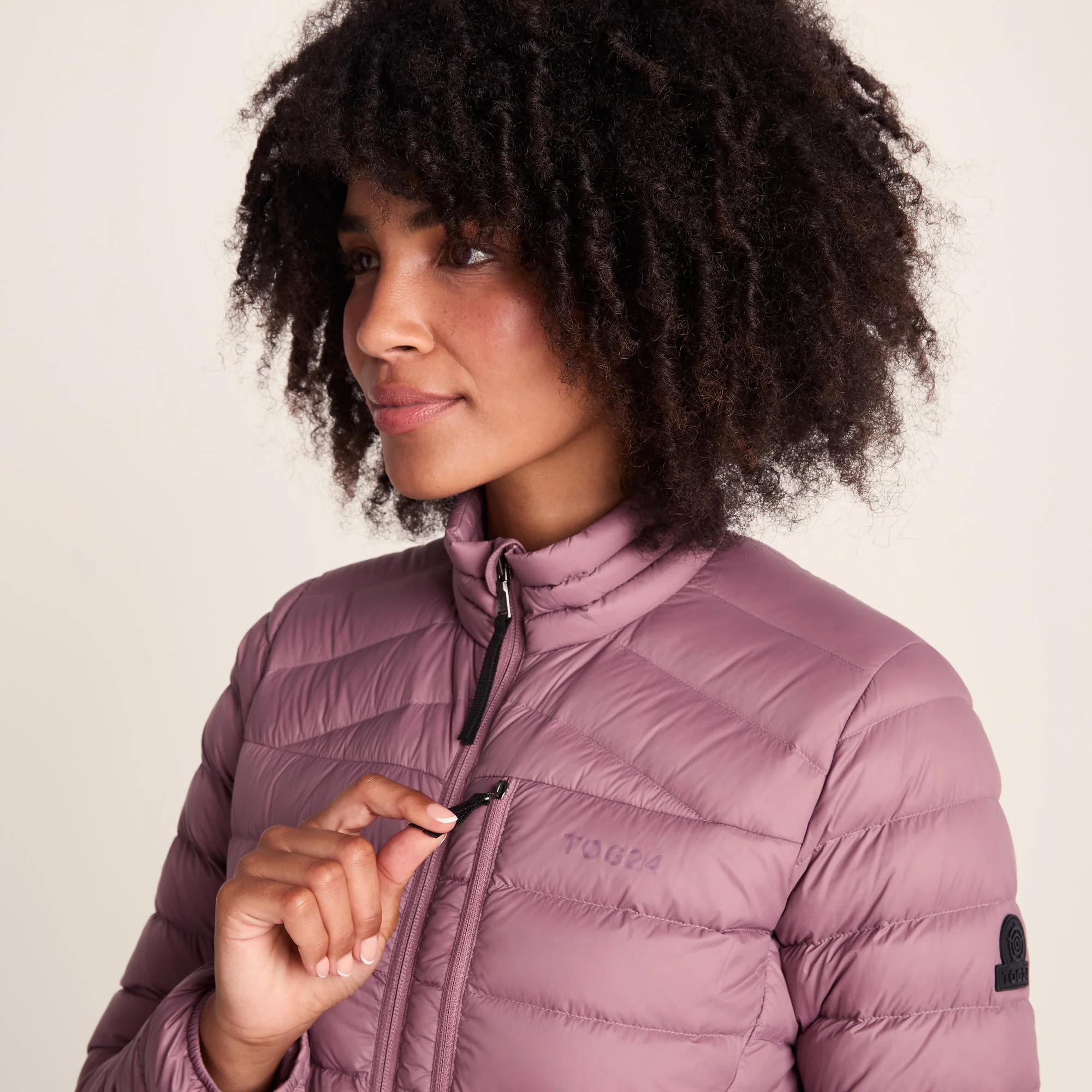 North Womens RDS Certified Down Jacket - Mauve - Image 4