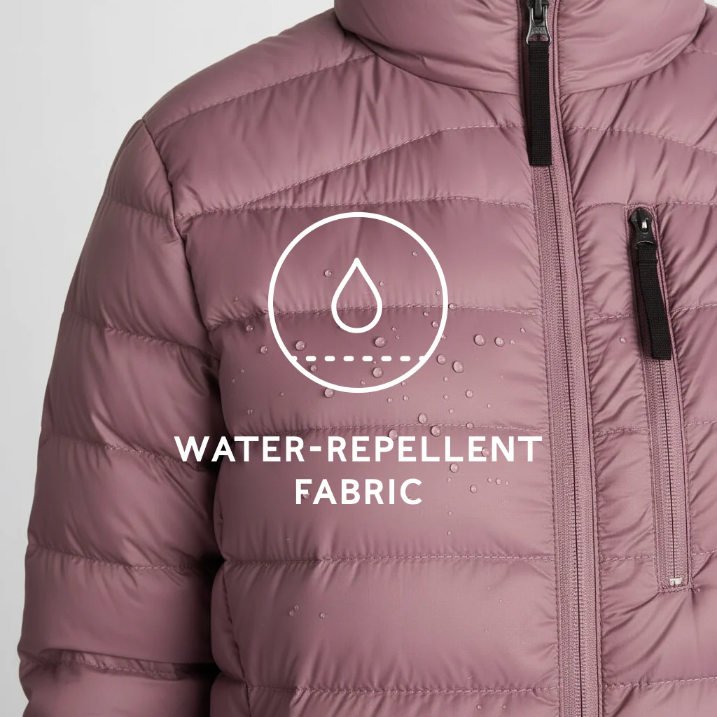 North Womens RDS Certified Down Jacket - Mauve - Image 7