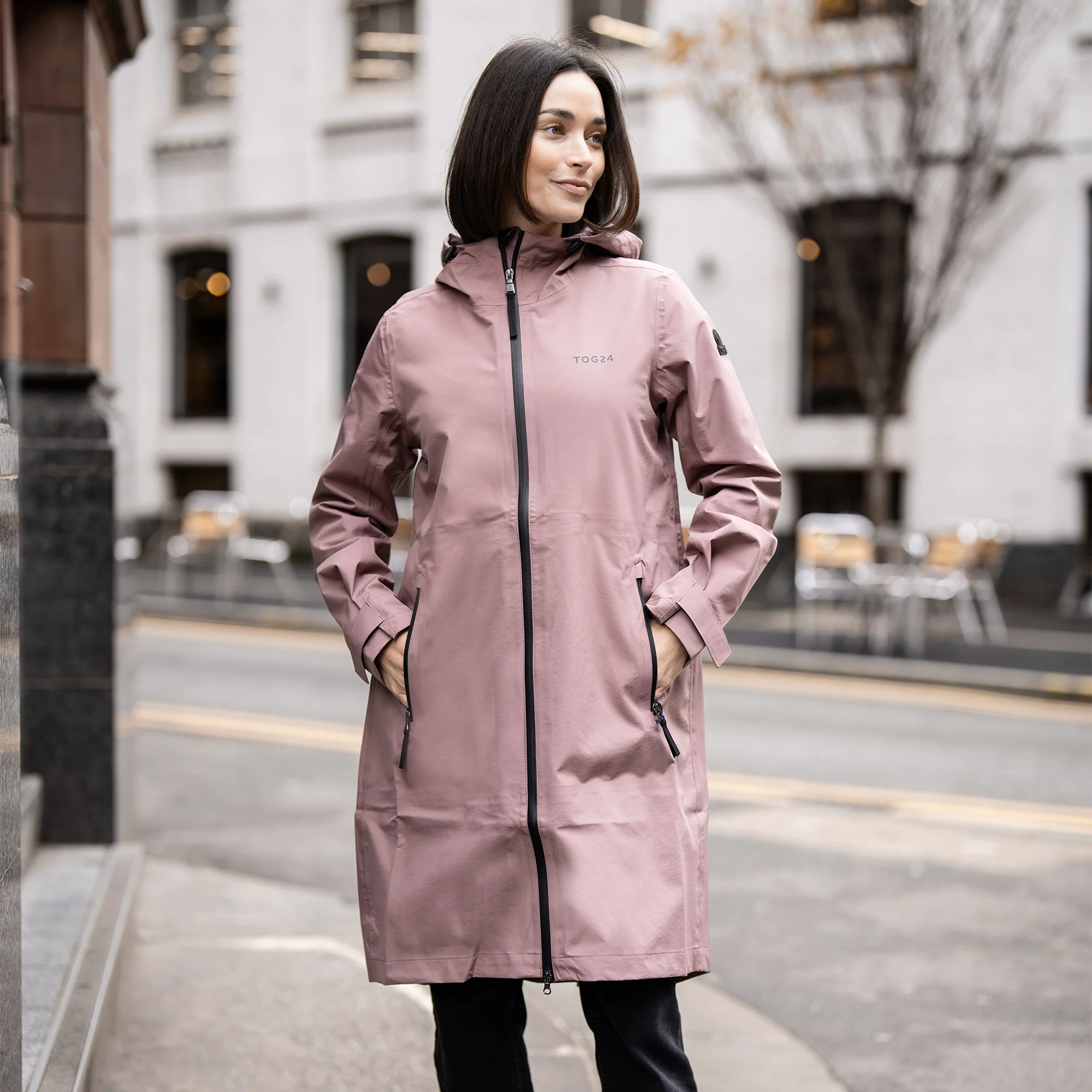 Nova Womens Performance Waterproof Jacket - Mauve - Image 2