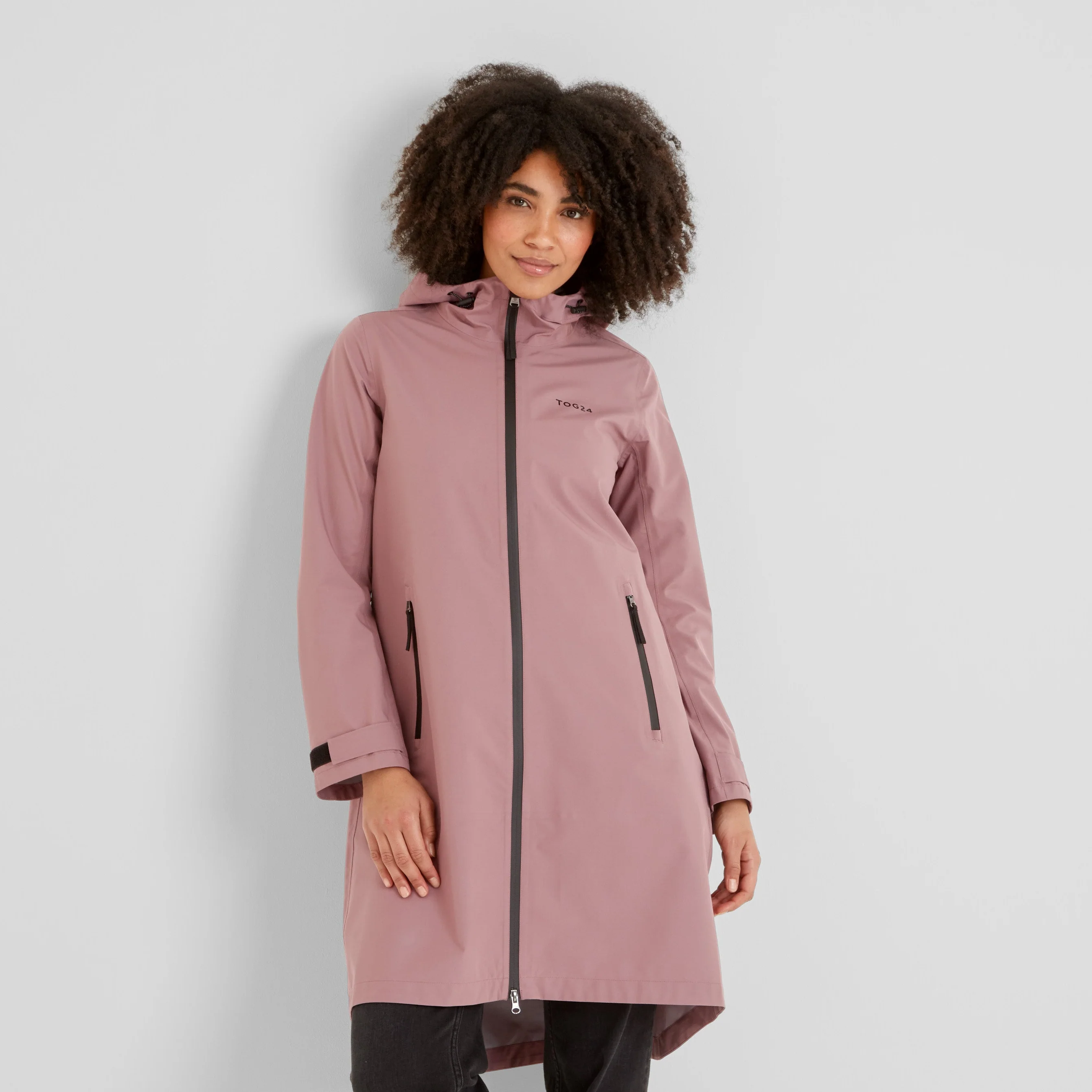 Nova Womens Performance Waterproof Jacket - Mauve - Image 3