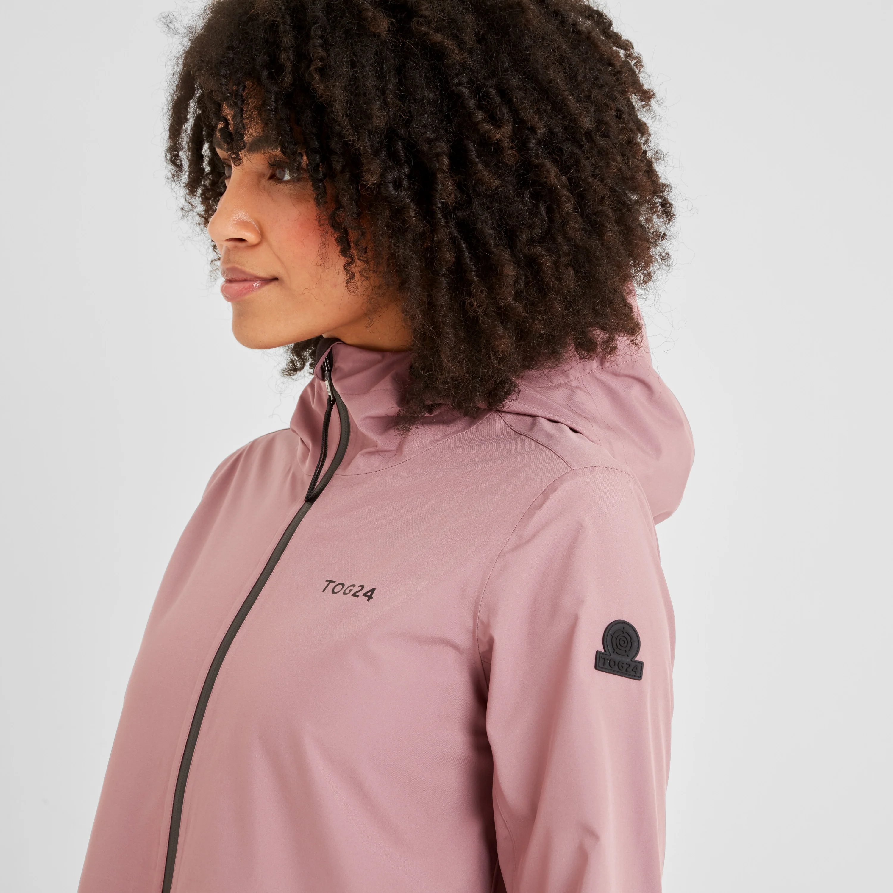 Nova Womens Performance Waterproof Jacket - Mauve - Image 6