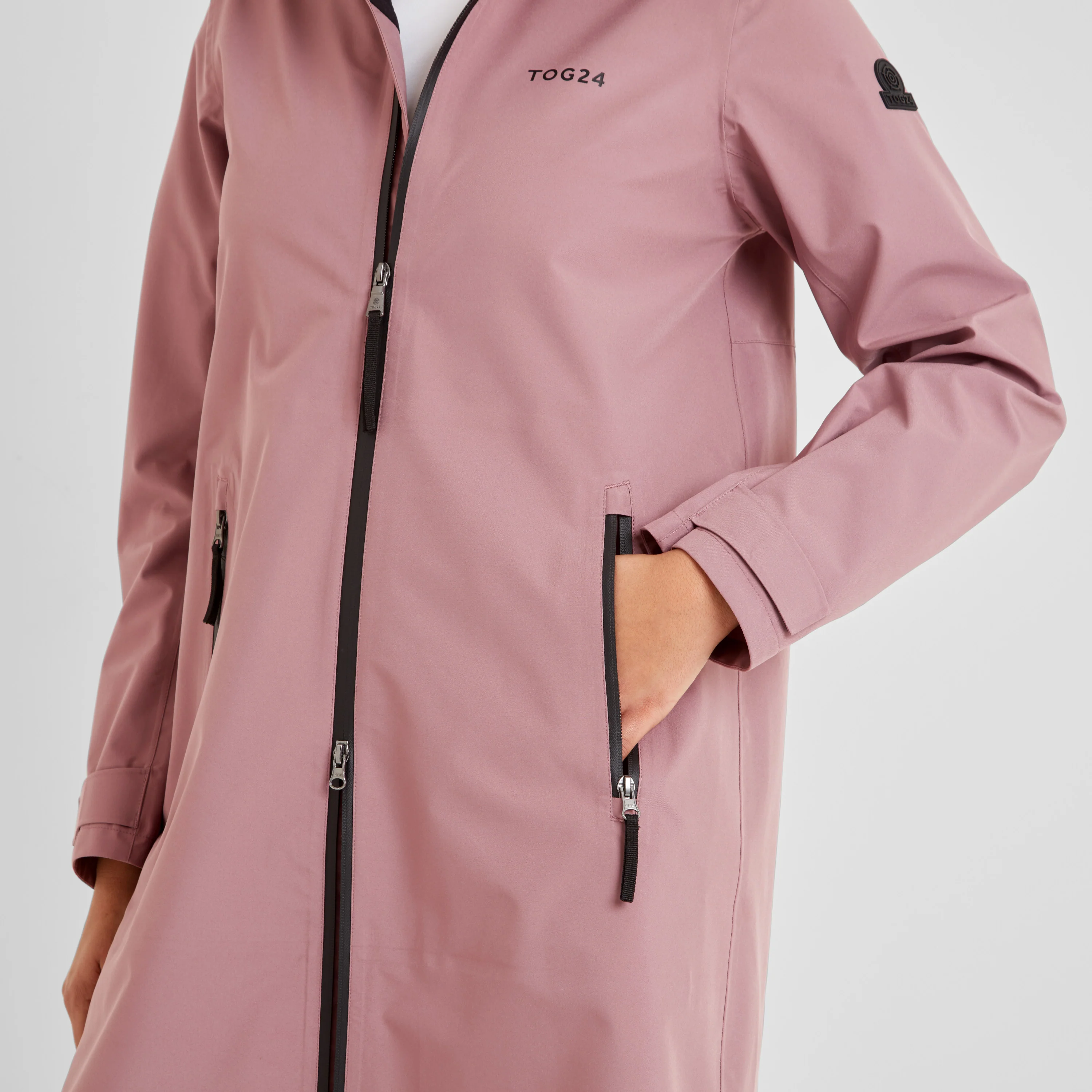 Nova Womens Performance Waterproof Jacket - Mauve - Image 9