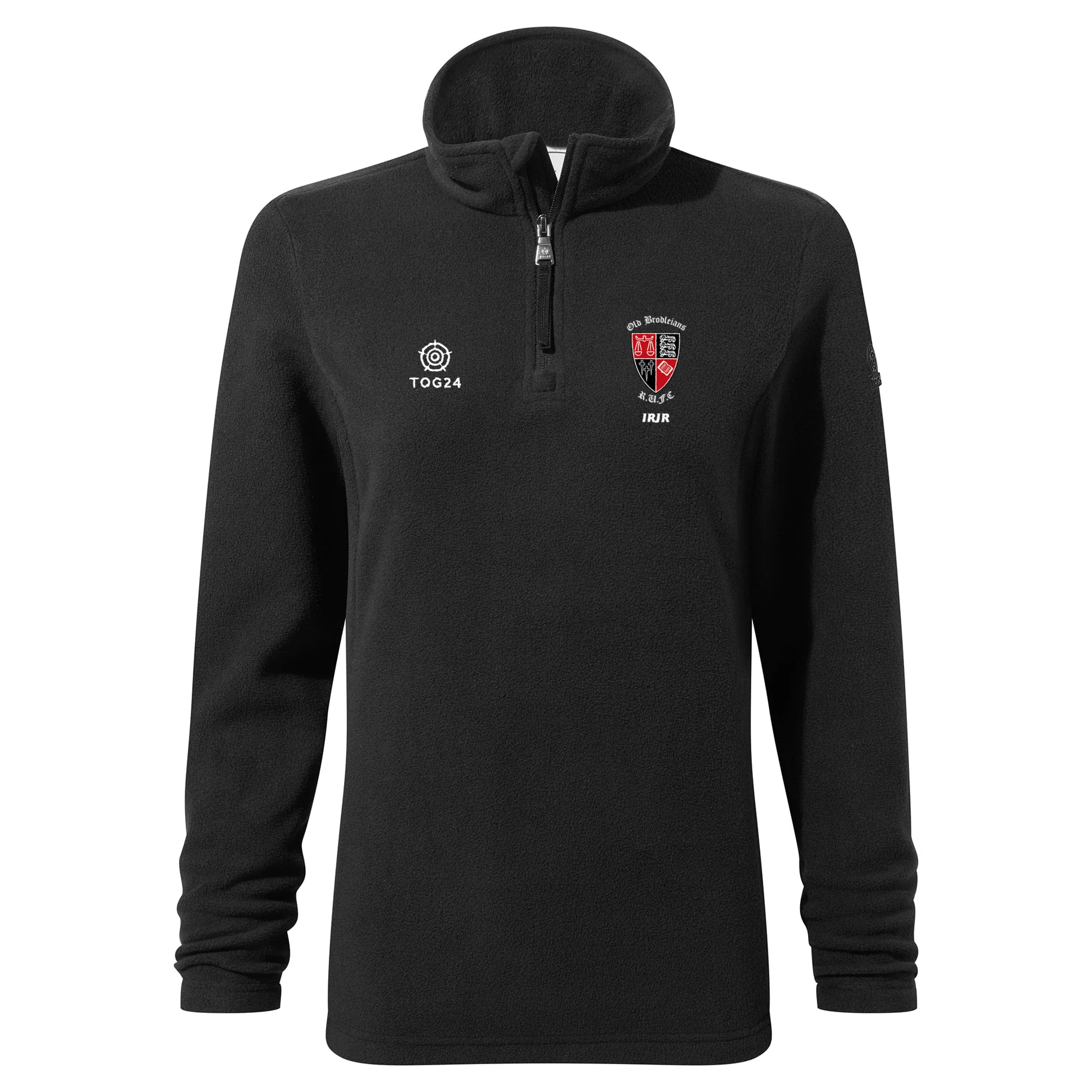 Old Brodleians Womens - Revive Quarter Zip Fleece Black