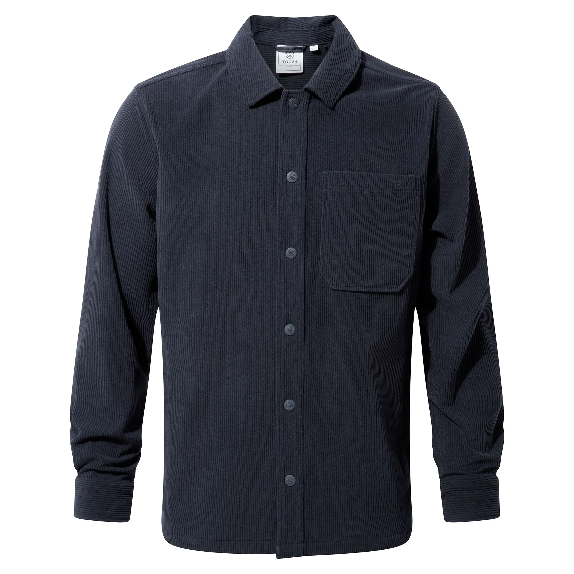 Olson Mens Chunky Corduroy Shacket - Dark Indigo - Image 7