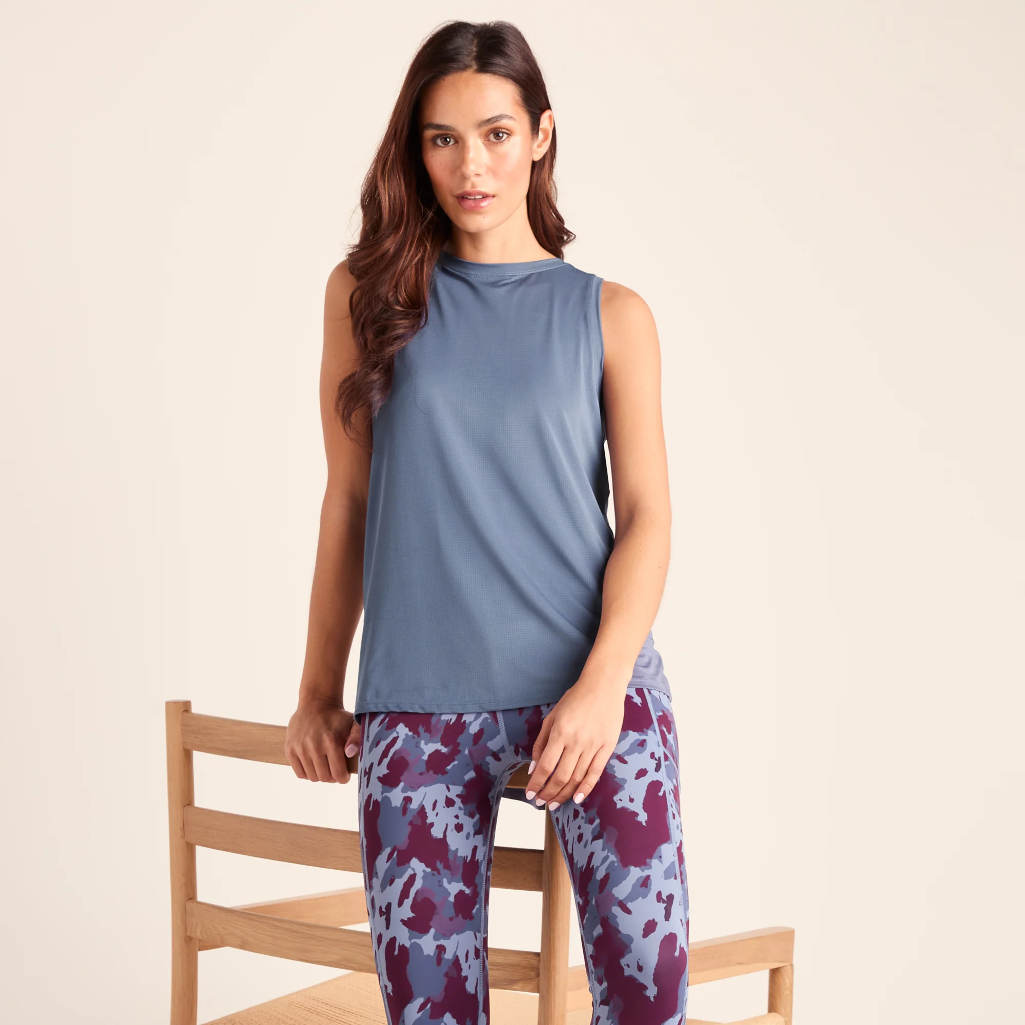 Orla Womens Performance Vest - Smokey Blue - Image 4