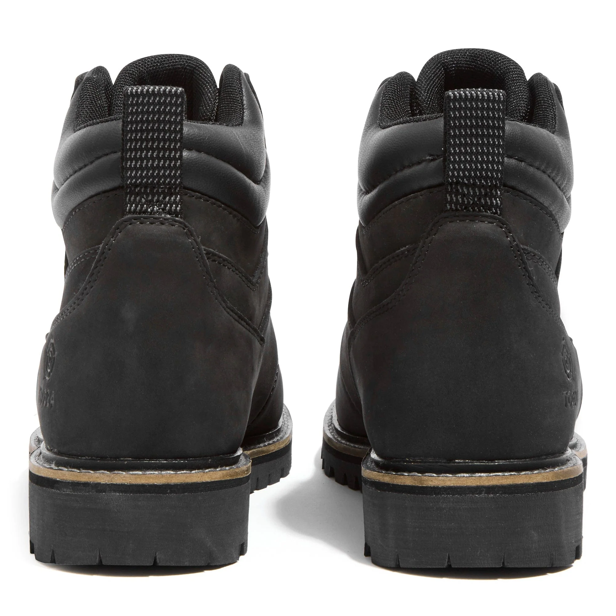 Outback Womens Leather Walking Boots - Black - Image 6