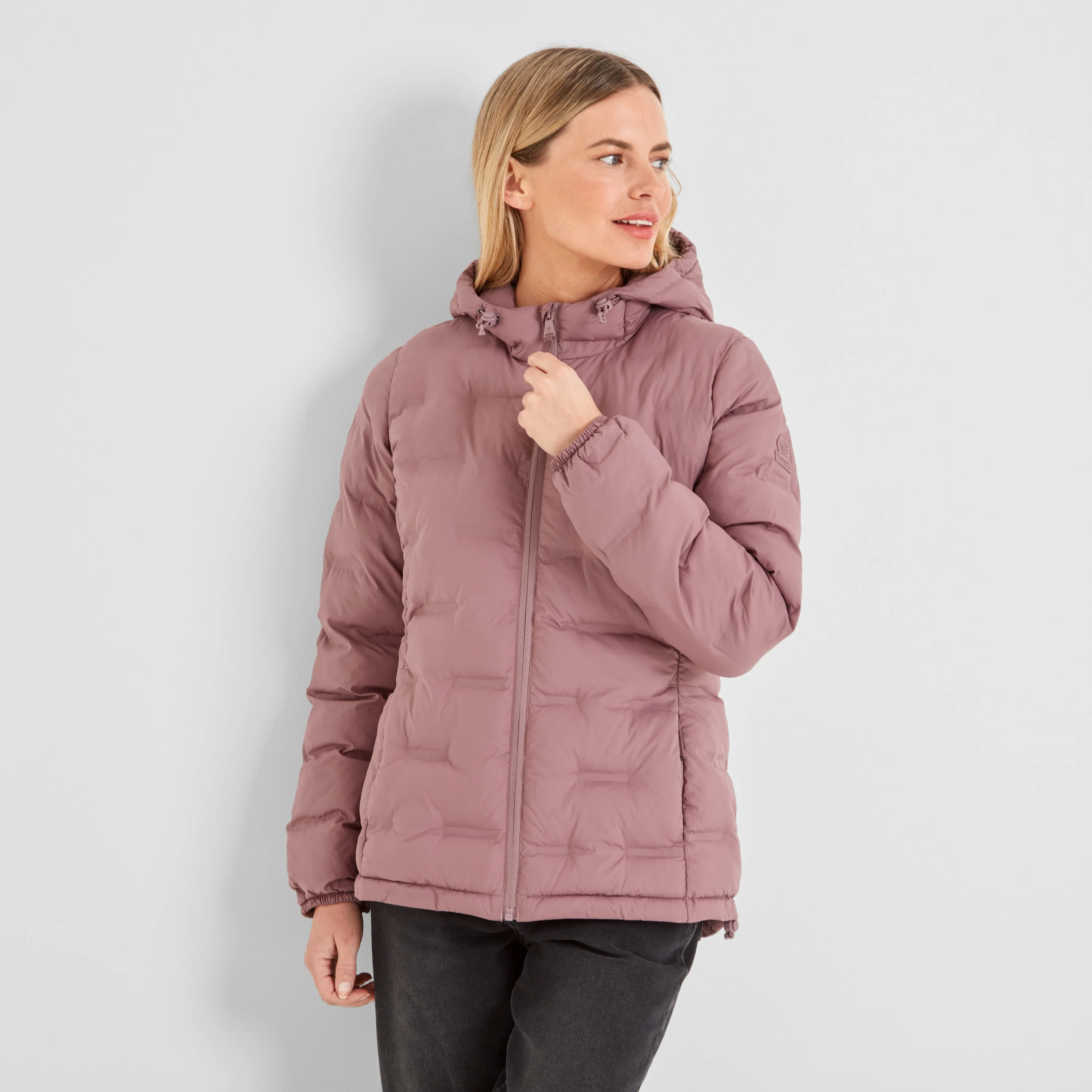 Palmer Womens Shower Resistant Insulated Jacket - Mauve