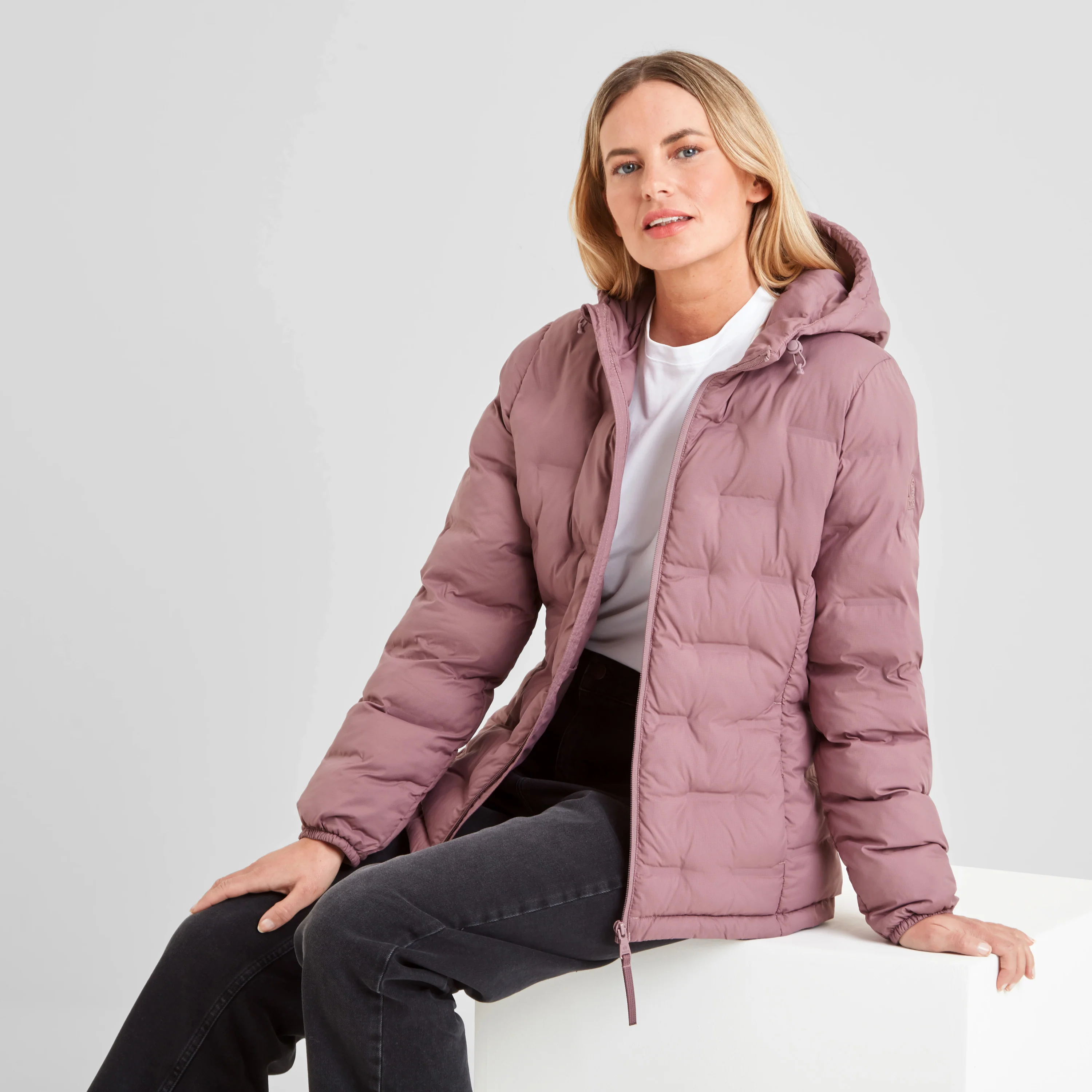 Palmer Womens Shower Resistant Insulated Jacket - Mauve - Image 4