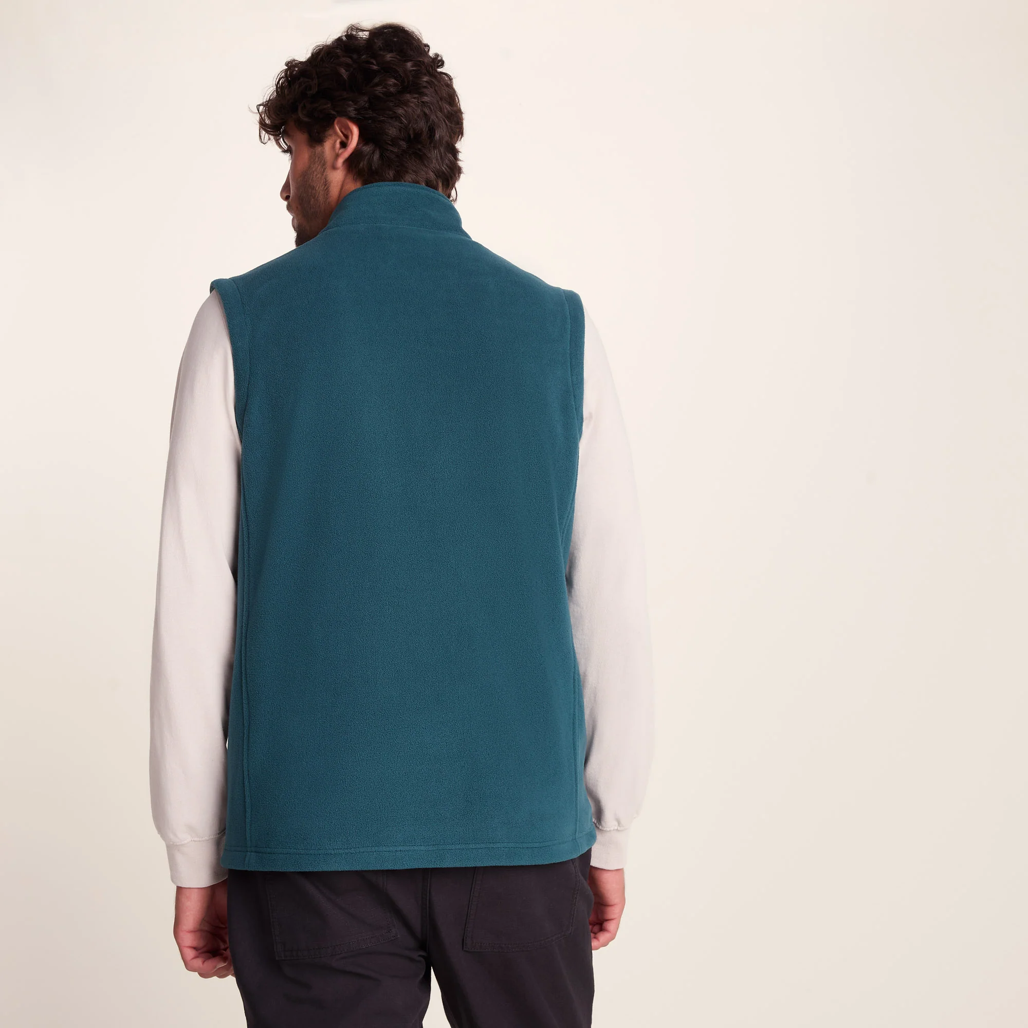 Revive Mens Fleece Gilet - Dark Turquoise - Image 3