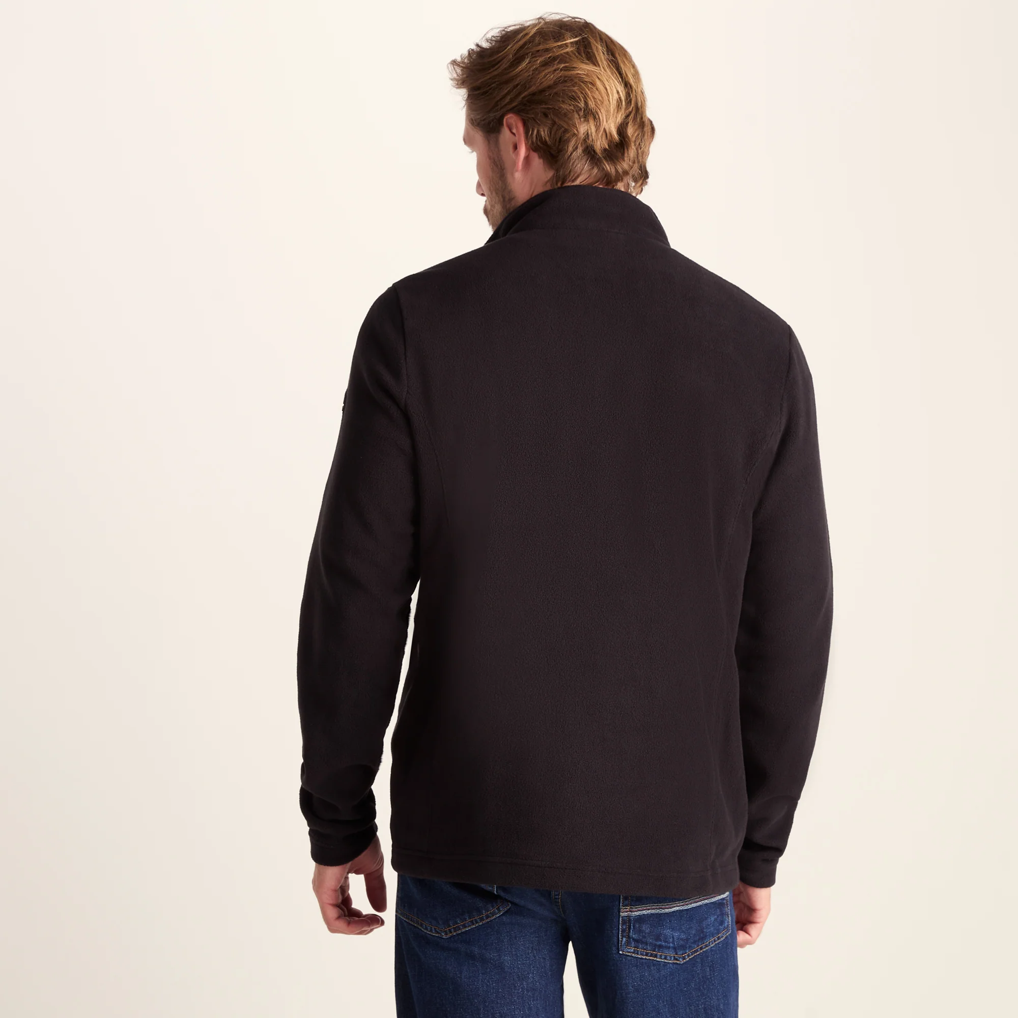 Revive Mens Fleece Jacket - Black - Image 3