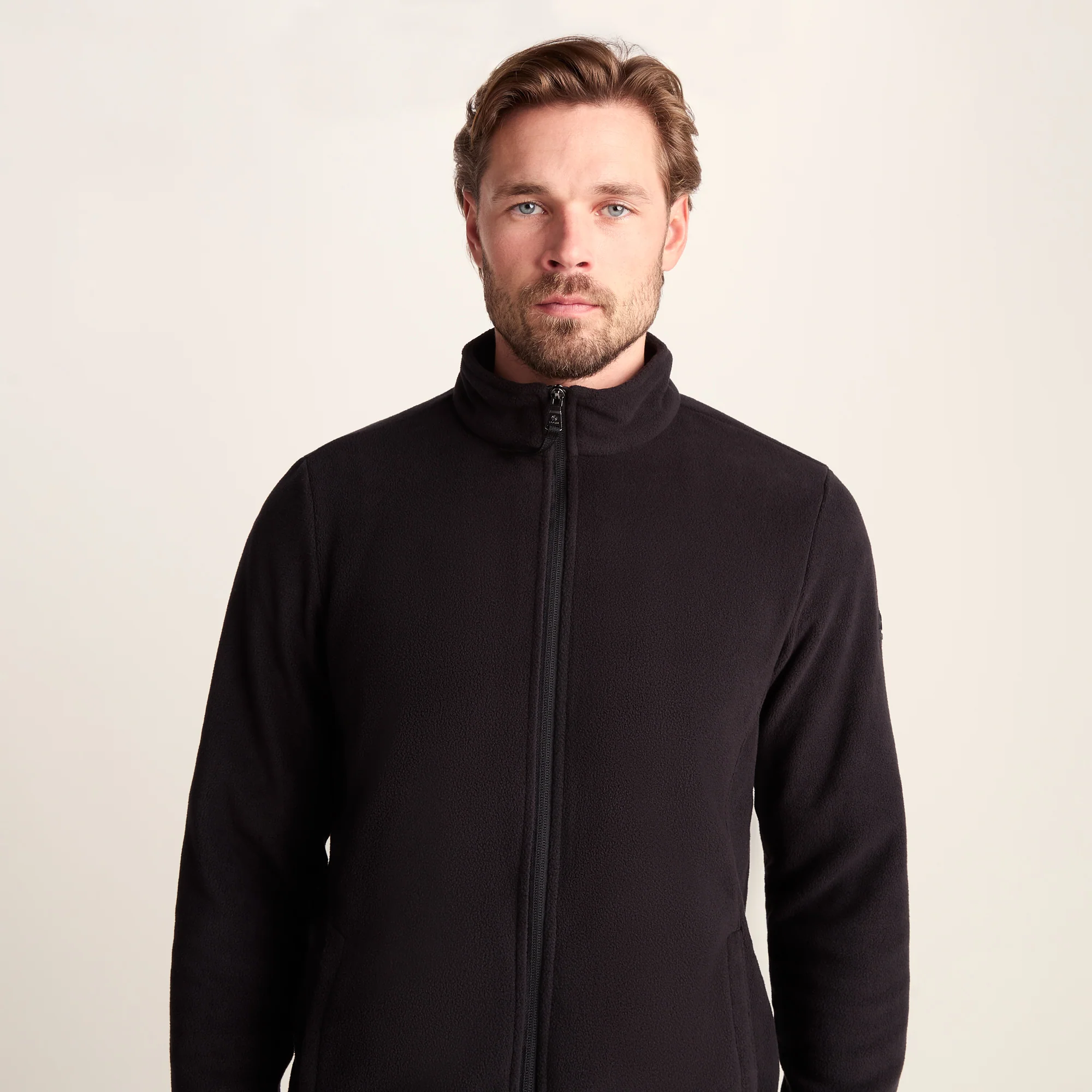 Revive Mens Fleece Jacket - Black - Image 5