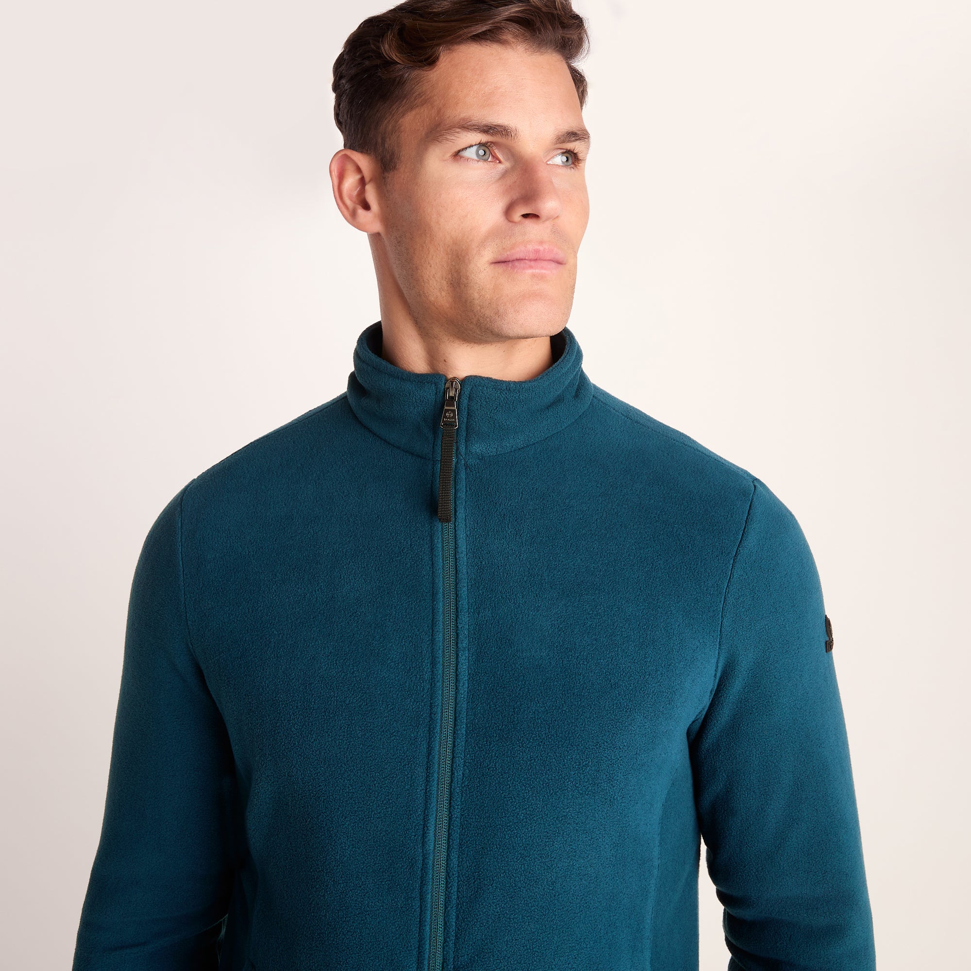 Revive Mens Fleece Jacket - Petrol Green - Image 5
