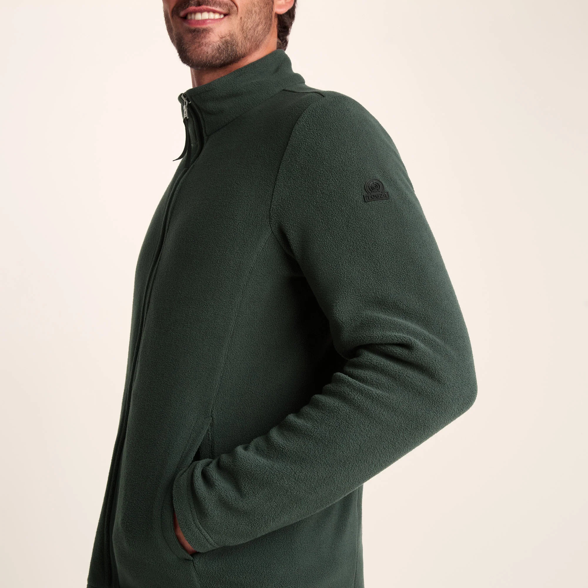 Revive Mens Fleece Jacket - Racing Green - Image 6