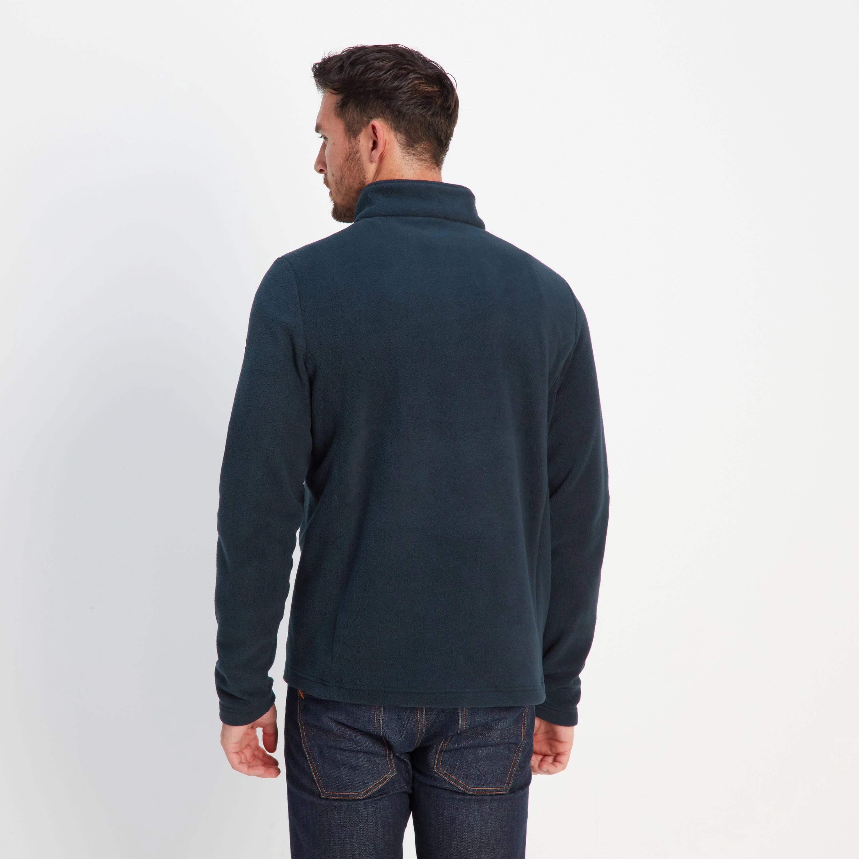 Revive Mens Quarter Zip Fleece - Dark Indigo - Image 4
